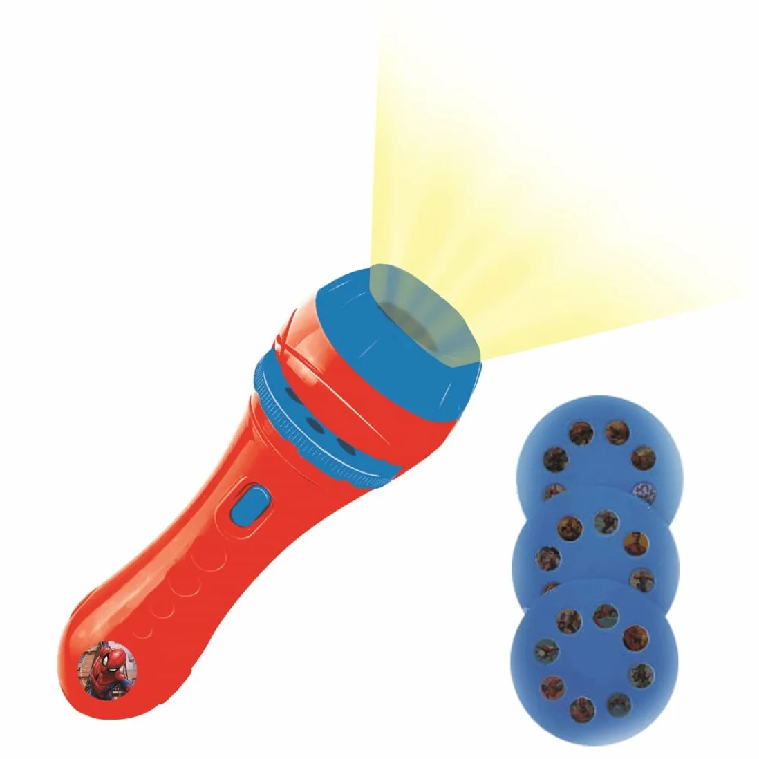 LEXIBOOK Spider-Man Proyector de Cuentos Linterna con 3 Discos 24 imágenes LTC050SP