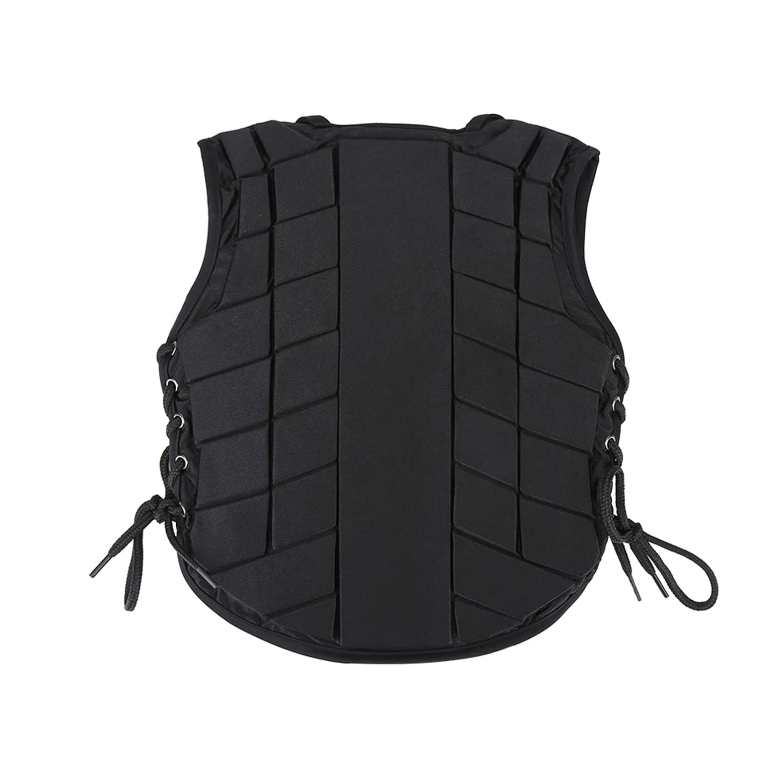 Chaleco de equitación, chaleco de seguridad, protector para niños, niñas, niños, duradero y cómodo, acrílico, negro, peso 286-432 g