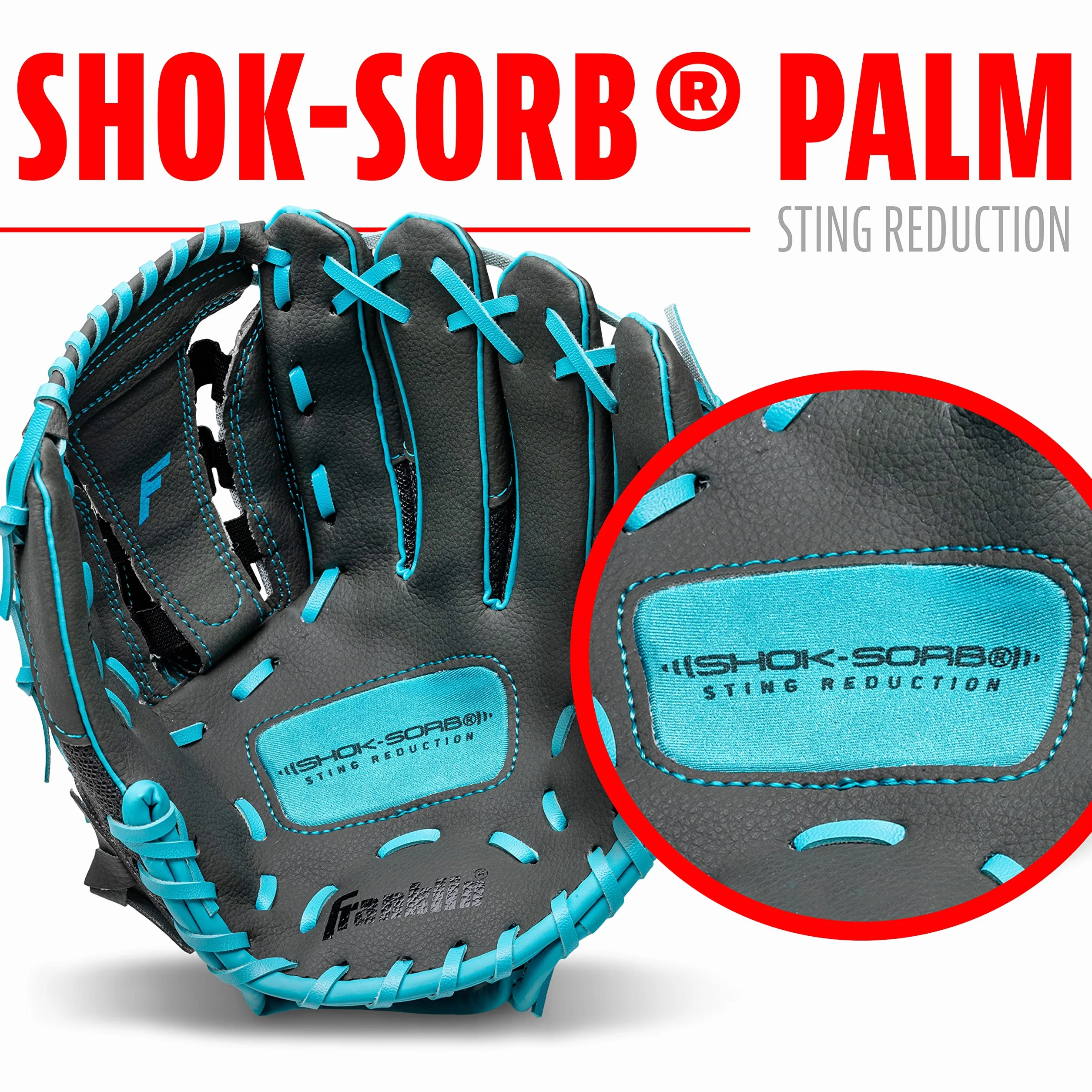 Franklin Sports Teglobe Infinite Web/Shok-Sorb Combo Series Guante de Campo 10.5 Pulgadas