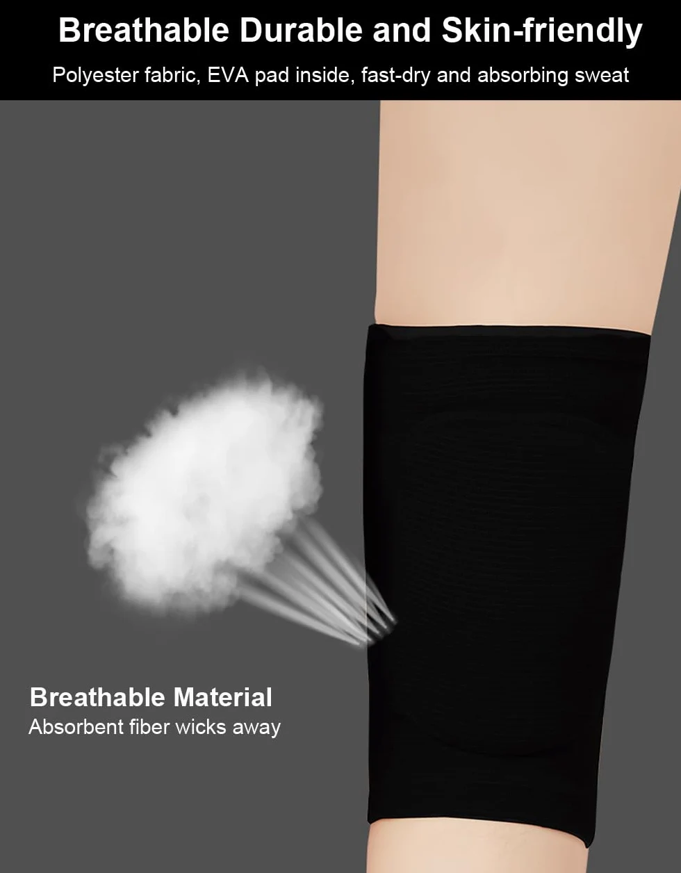 SUJAYU Rodilleras para mujeres y hombres, rodilleras de baile, rodilleras de lucha libre, rodilleras de baloncesto, voleibol, rodilleras para mujeres, rodilleras protectoras suaves para el trabajo