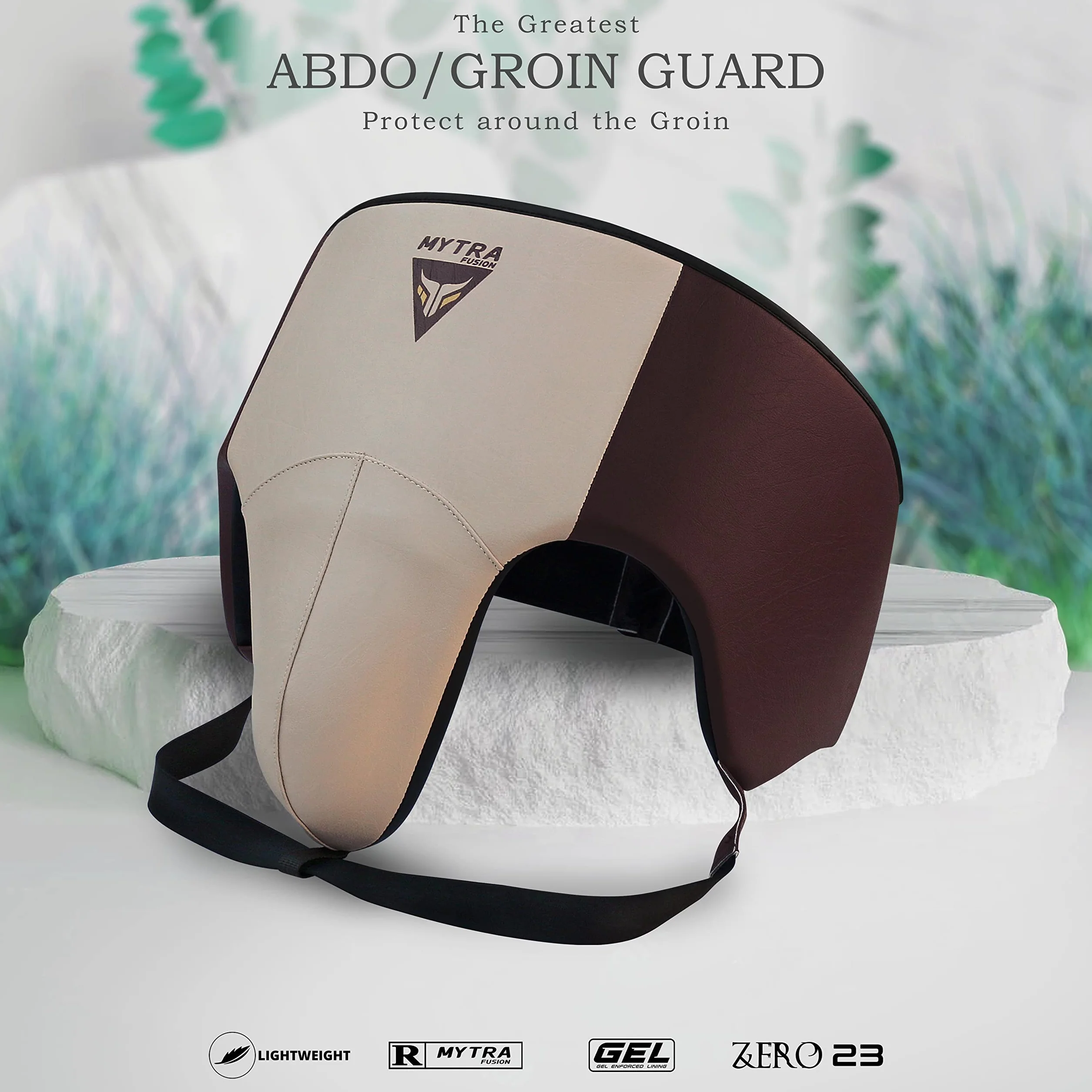 Mytra Fusion coquilla Hombre Protector Testicular for para MMA, Muay Thai, Kickboxing y Artes Marciales Protector Abdominal para Entrenamiento, Sparring, Taekwondo y Grappling