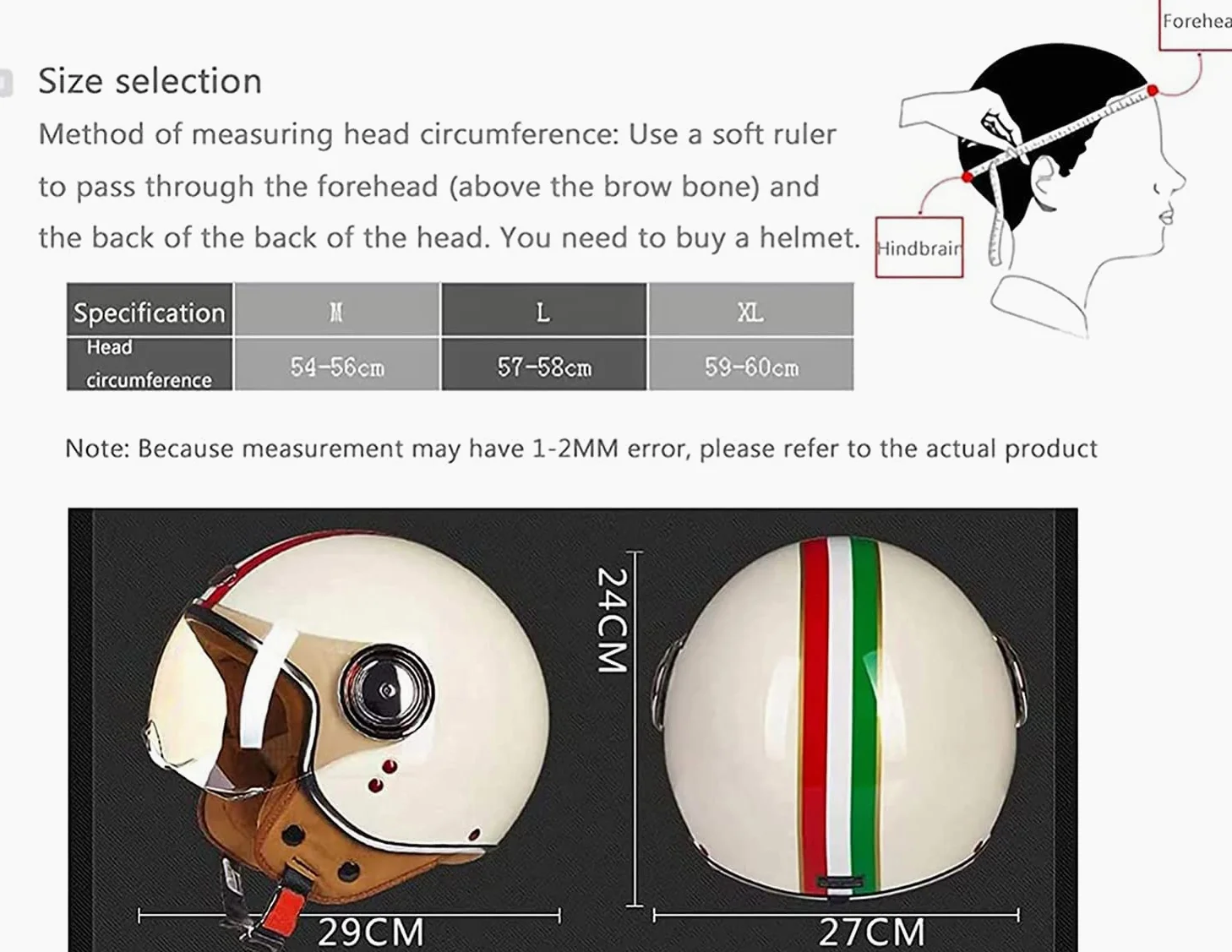 Adultos Casco Moto Jet Retro Casco Moto Abierto Casco De Patinete Eléctrico ECE Homologado Jet Casco Casco Moto para Mujer Hombre Adultos con Visera