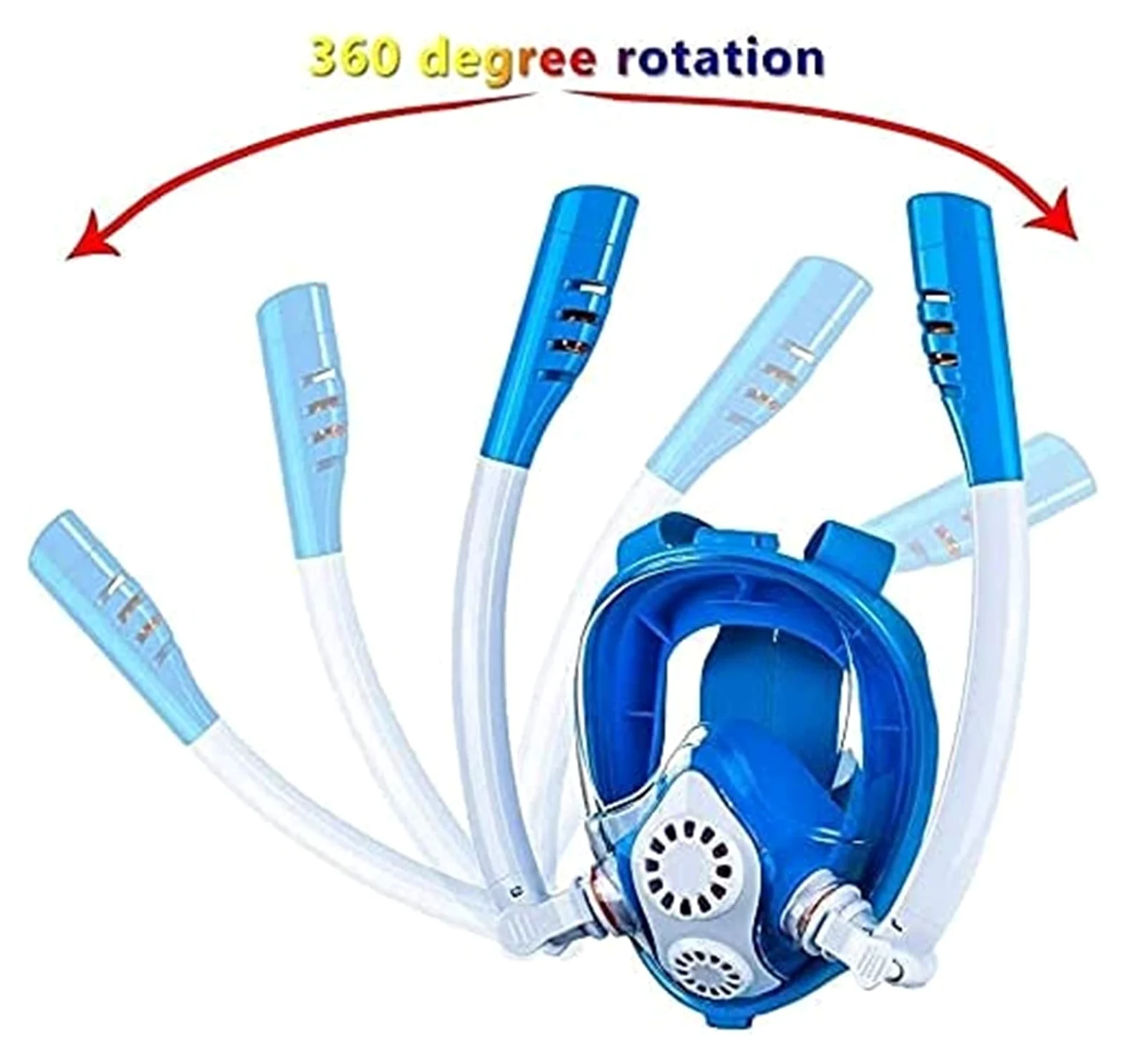 Máscara de Buceo, máscara Snorkel, subacuática, antivaho, Cara Completa, natación, , Equipo