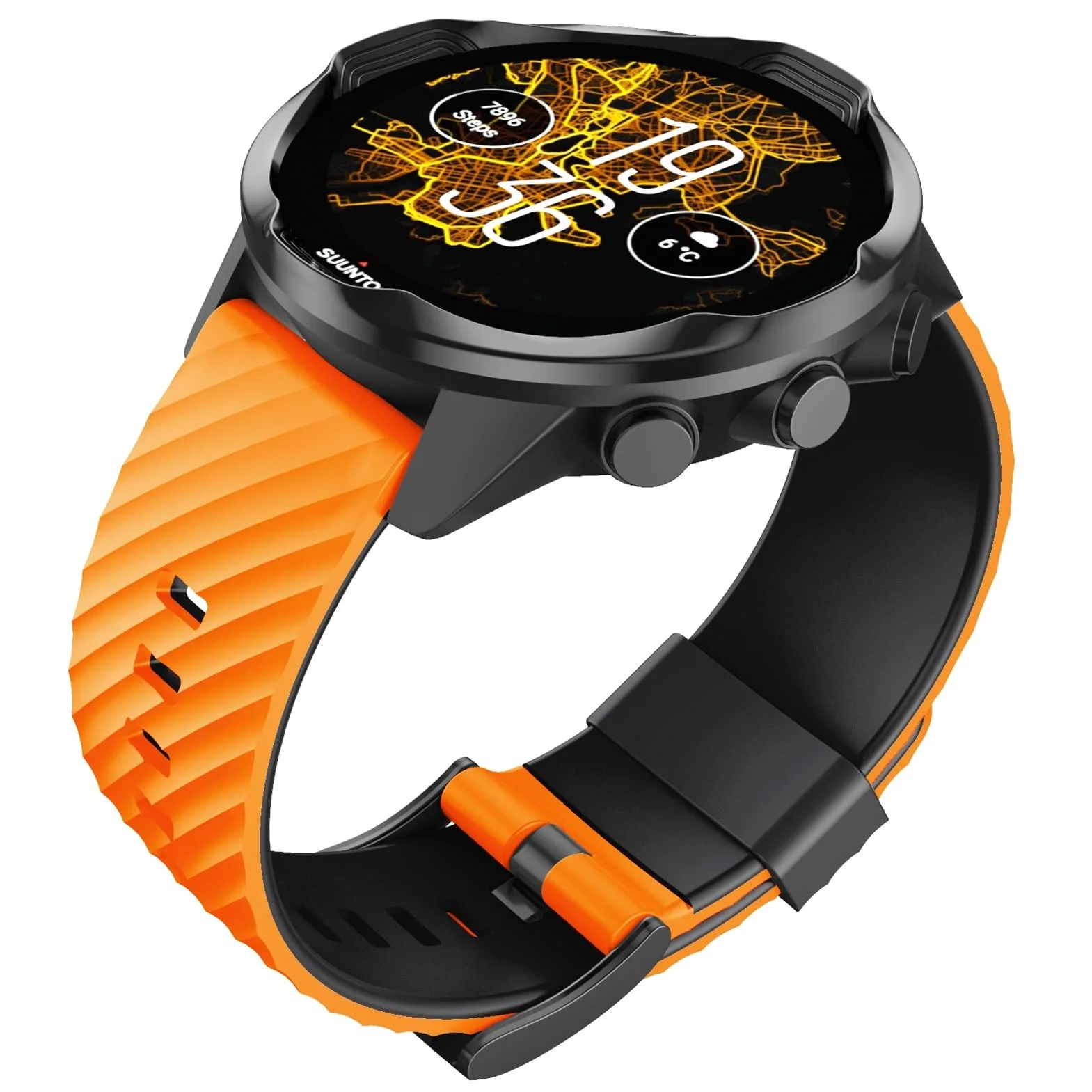 Correas de Silicona de 24mm, Correa de Repuesto para Reloj Suunto 7 D5, Pulsera Suunto 9 Spartan Sport HR Baro, Pulsera para Reloj Inteligente