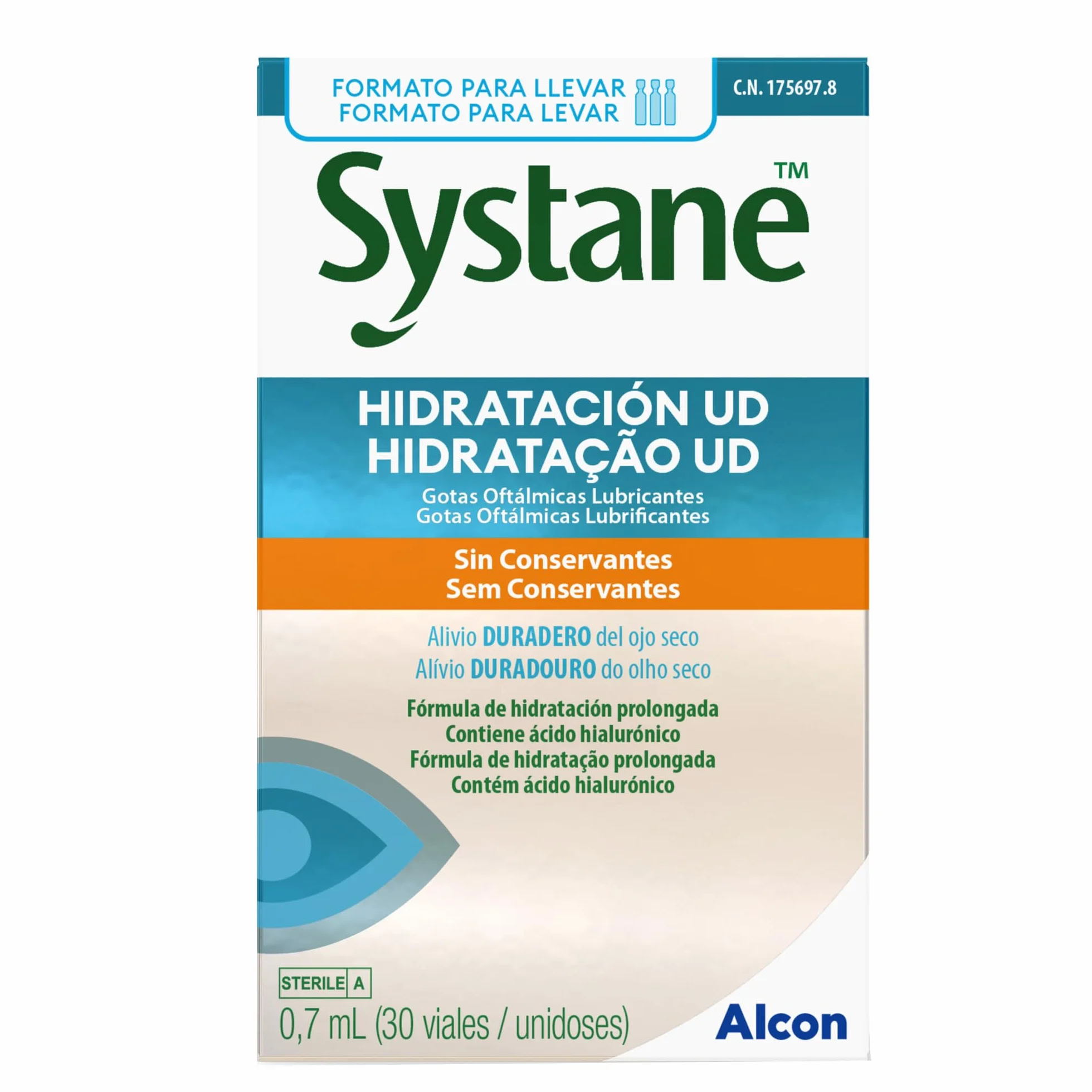 Systane Hidratación UD gotas oftálmicas lubricantes 30 x 0.7 ml