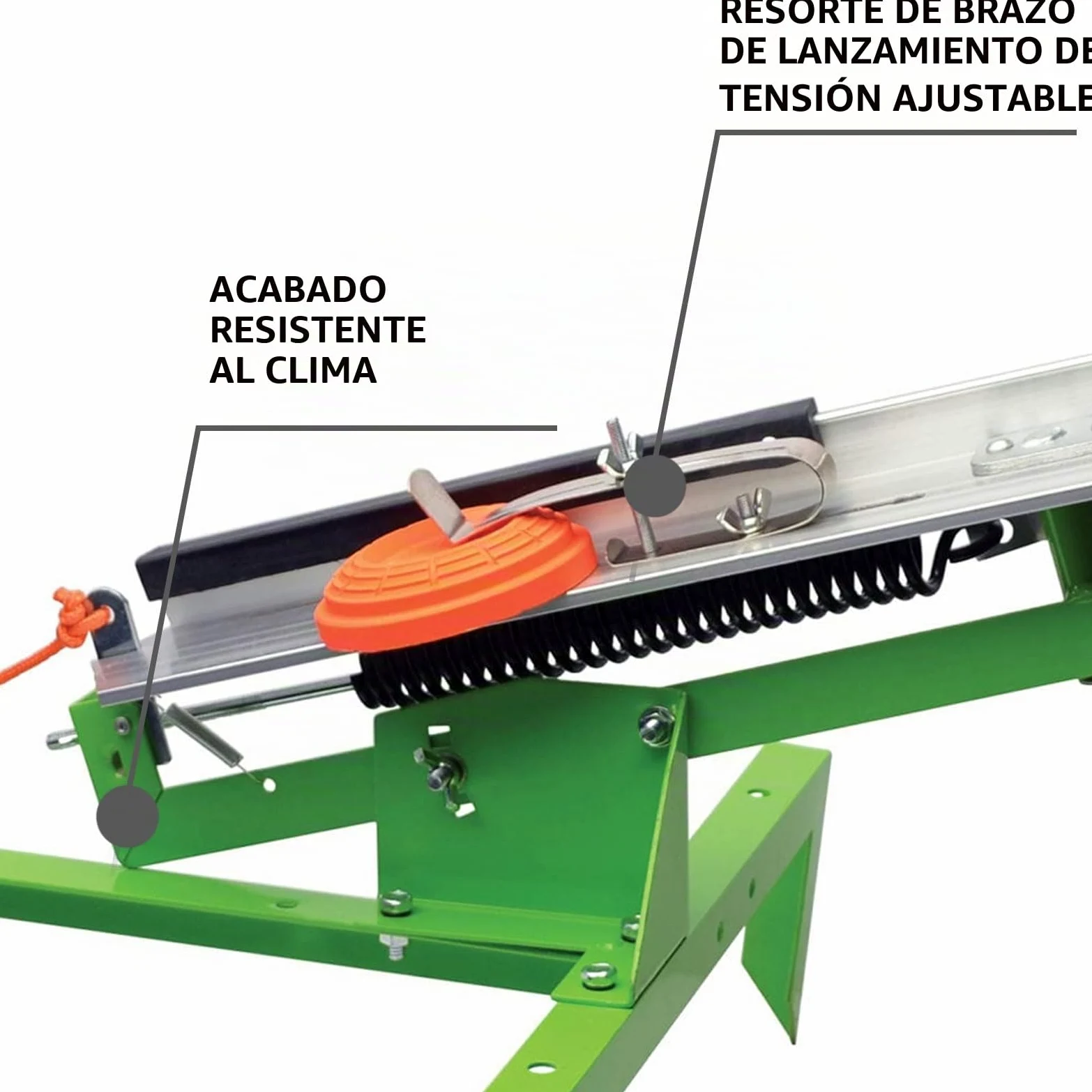 HME Completo Cock Tiro Al Plato Trap Objetivos de Equipo de Caza Plástico Verde Rectangular Talla única