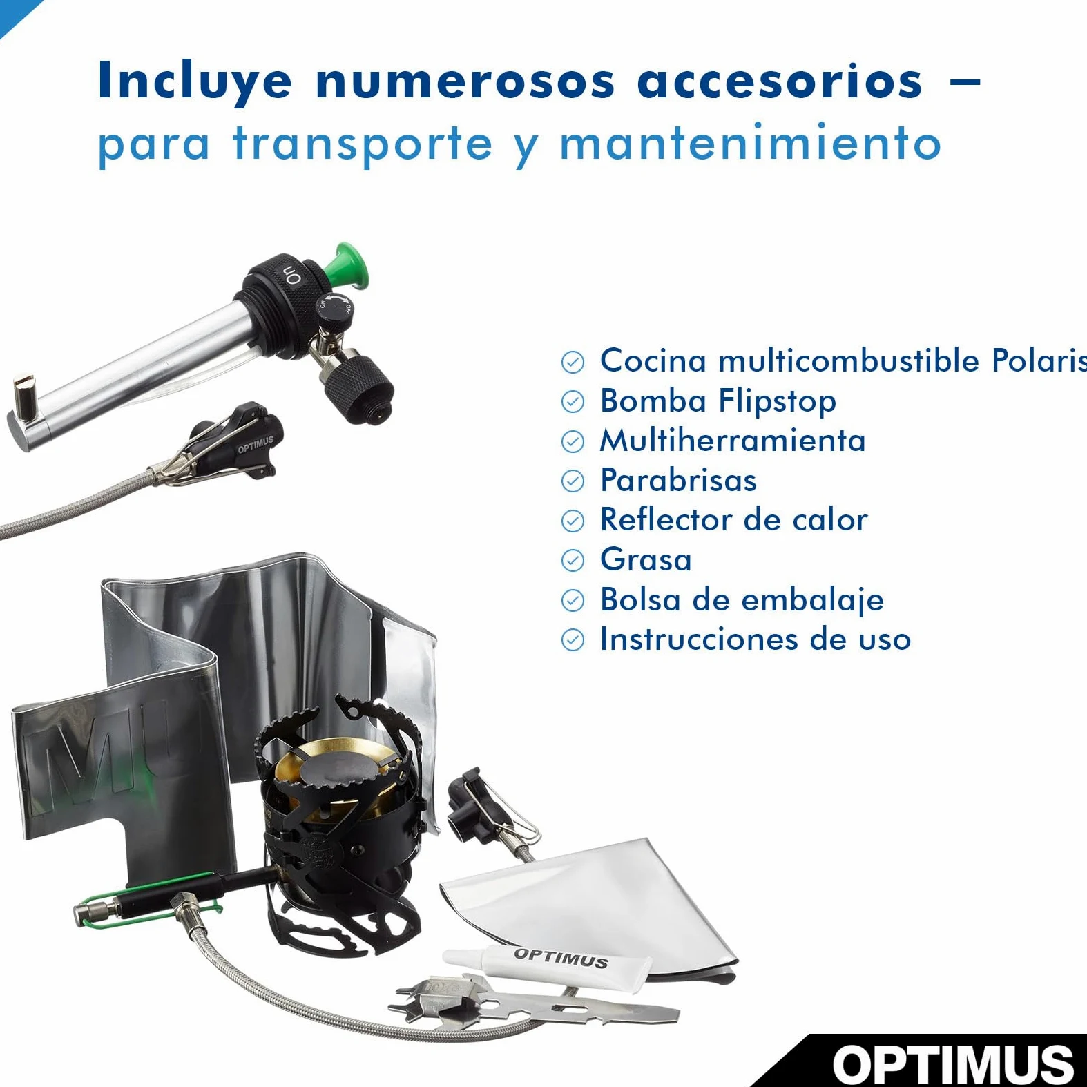 OPTIMUS Polaris Hornillo, Unisex Adulto