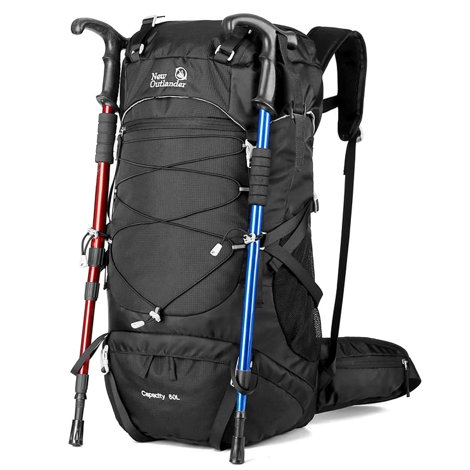 Lixada Mochila de Senderismo de 50L Mochila de Viaje para Acampar MontañIsmo Mochila para Deportes al Aire Libre Mochila Grandes para Hombre y Mujer Impermeable Mochila de Senderismo Mochila de Viaje