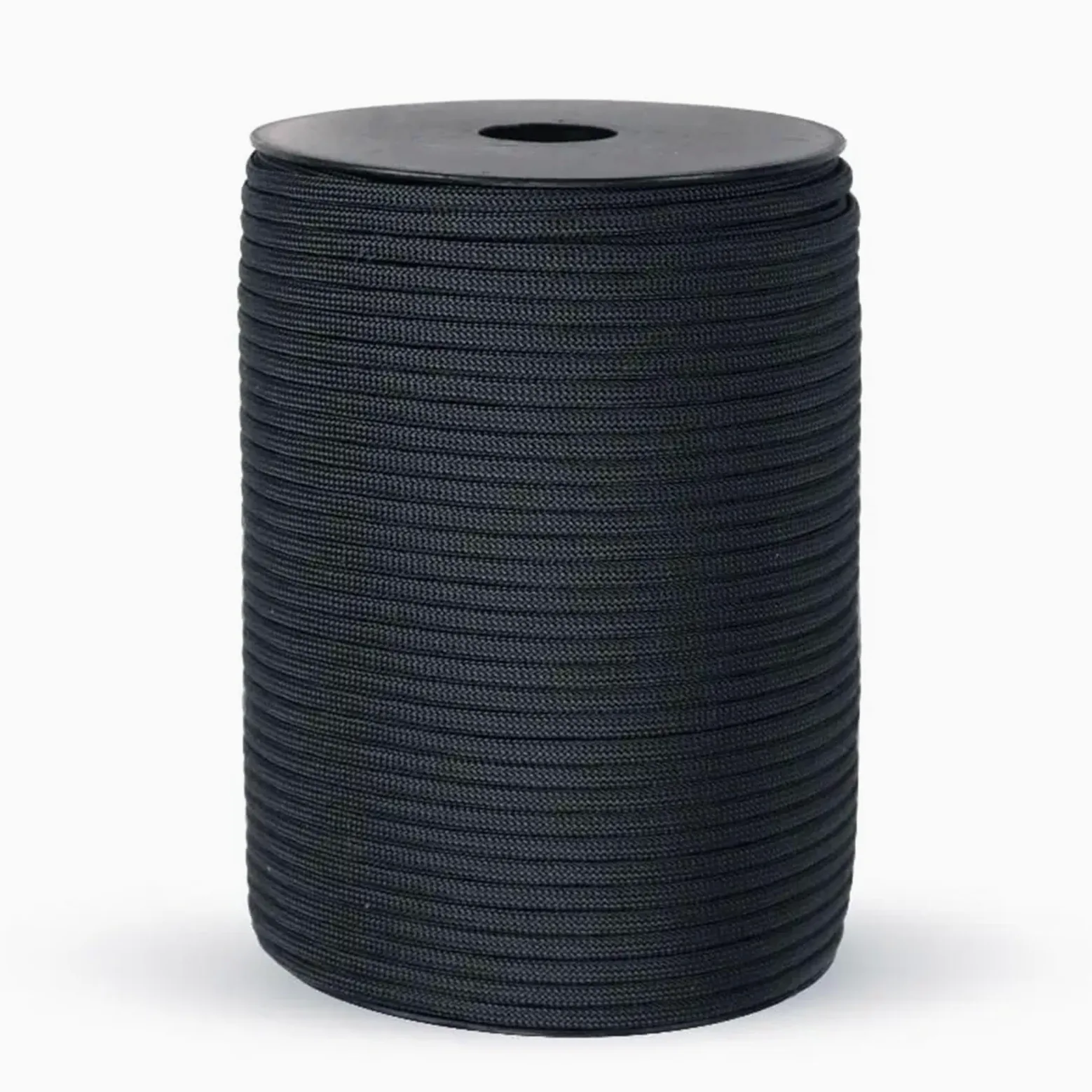 Paracorde Cuerda Paracord 550 de 7 núcleos, 100M diámetro, 4mm for Acampar al Aire Libre, cordón Supervivencia, Cuerda paracaídas, Tienda Senderismo, Accesorios, Pulsera DIY(Black)