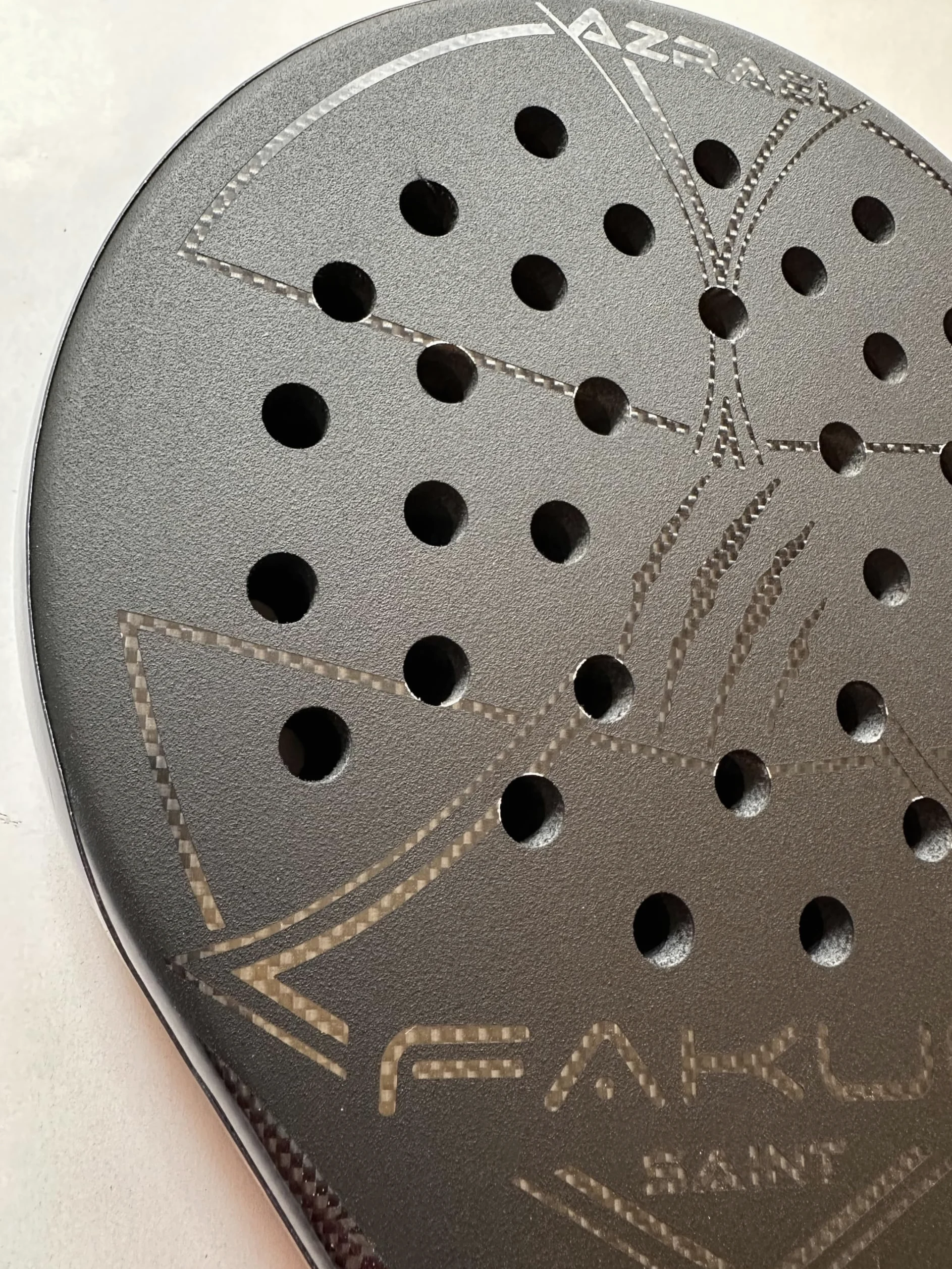 FAKUN Pala de Padel Azrael Black Edition Rugosa