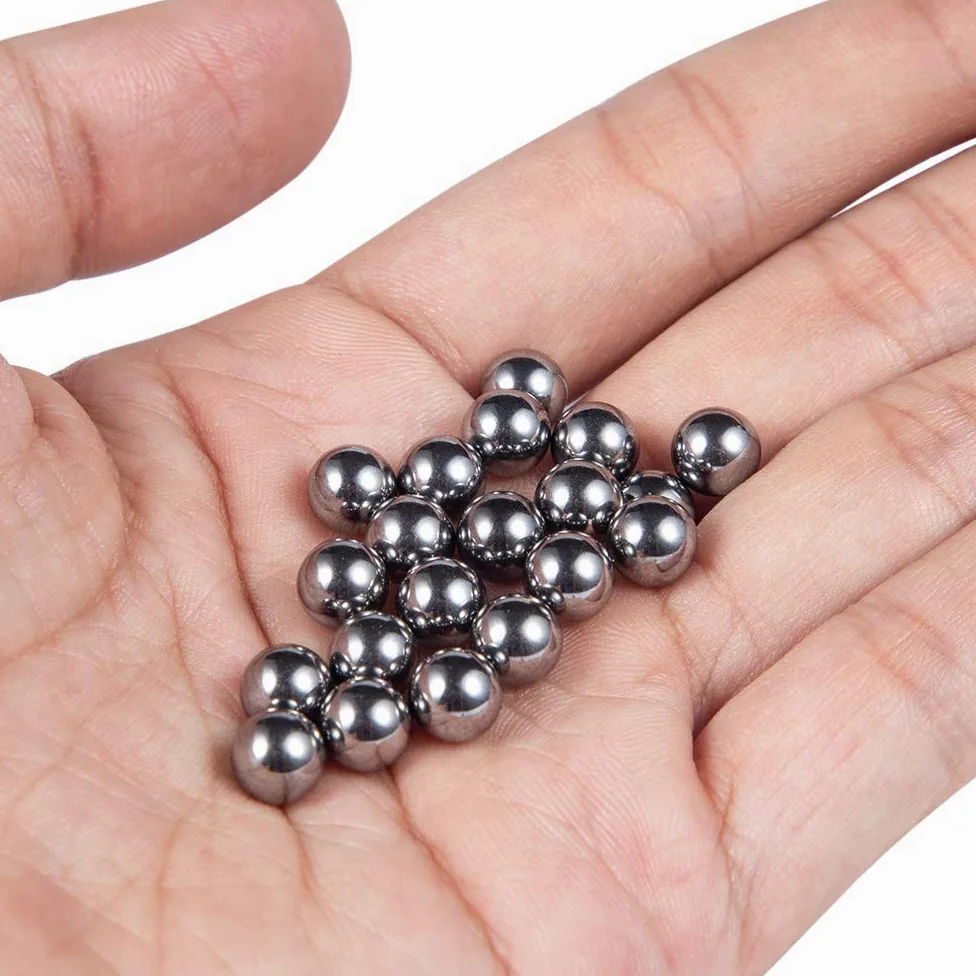 600 bolas sueltas de rodamiento de bicicleta de 6 tamaños, 1/10.2 cm, 7/81.3 cm, 3/40.6 cm, 5/81.3 cm, 1/20.3 cm y 3/81.3 cm