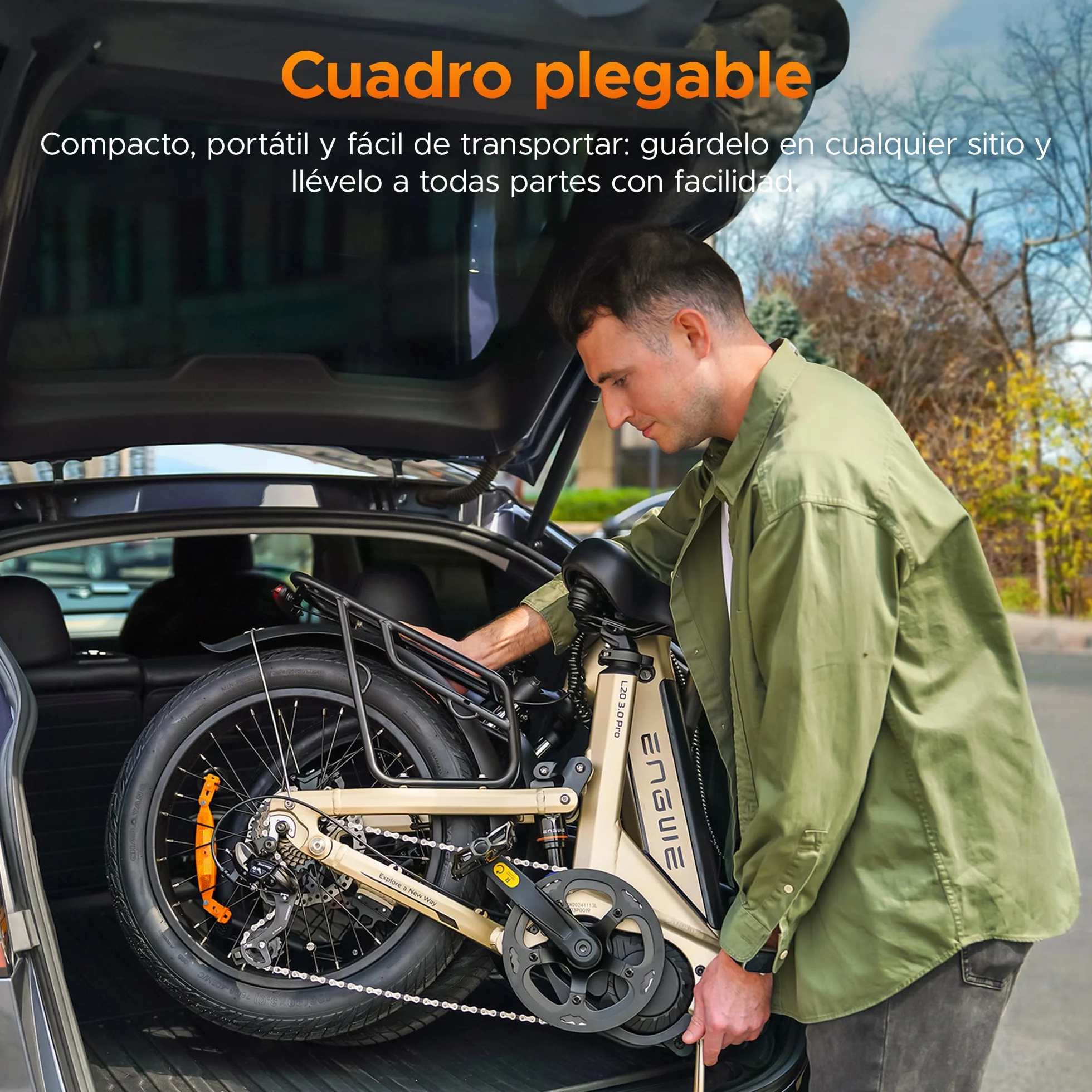 ENGWE Bicicleta Eléctrica con App&IOT, Bicicleta Eléctrica 48V 15Ah con Batería hasta 160km, Sensor de Par y Freno Hidráulico, Neumáticos 20 * 3.0, 2 Horas de Carga