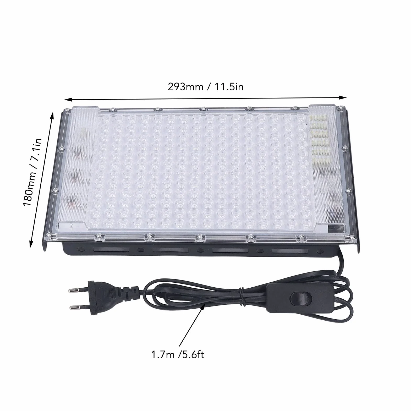 Lámpara de Bronceado 460nm 192 LED Luz Azul para Cara y Cuerpo con Kit Colgante