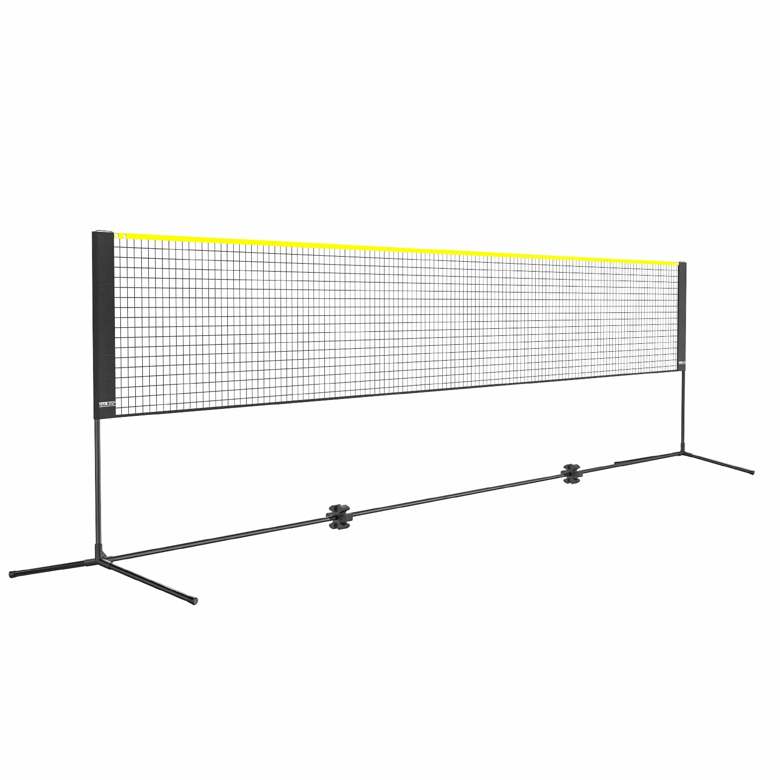 VEVOR Red de Bádminton Ajustable 510x155x103 cm Portátil con Postes y Raquetas