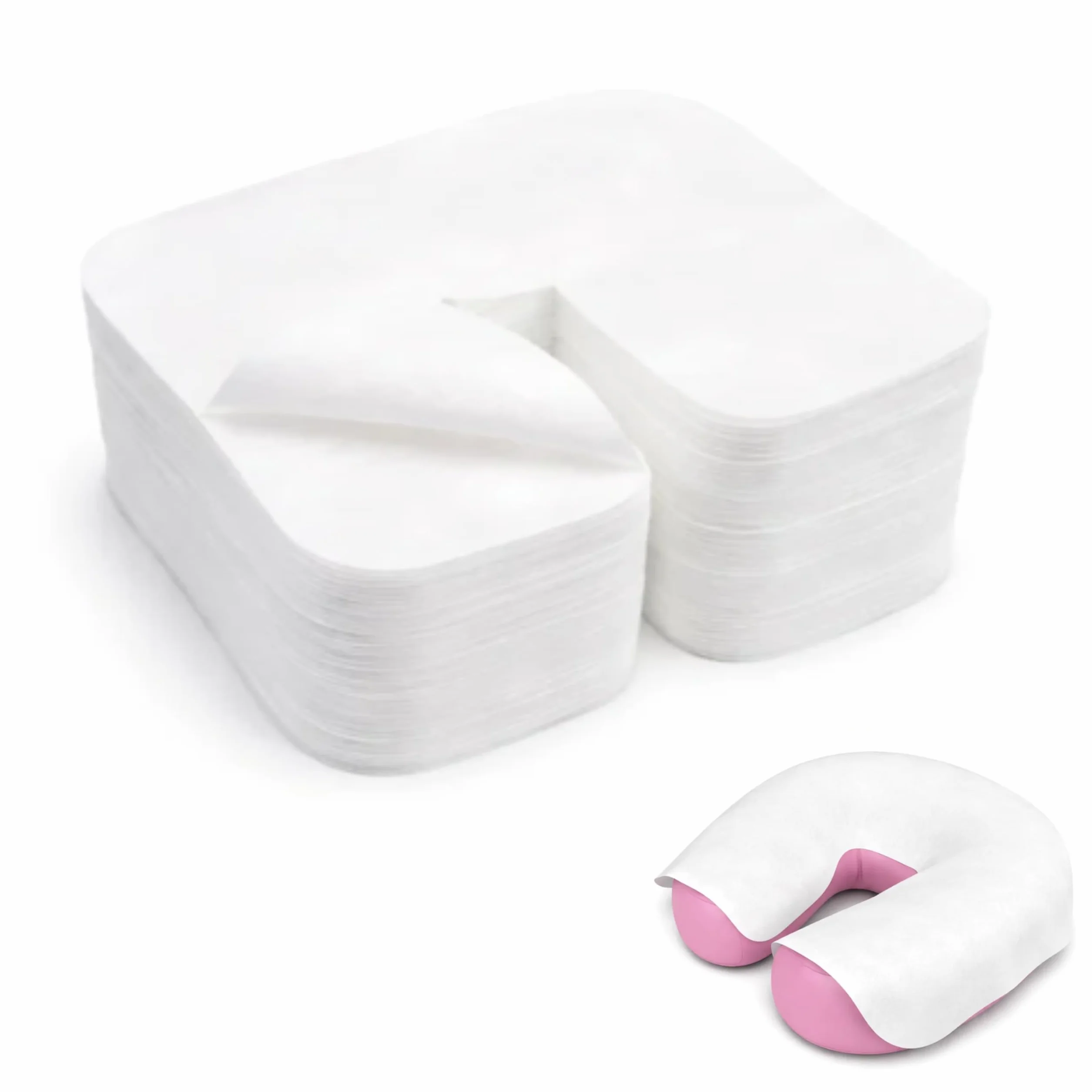 LALILL Fundas Faciales Desechables para Camilla 100 Uds 36x29 cm Cobertura Higiénica para Masaje SPA