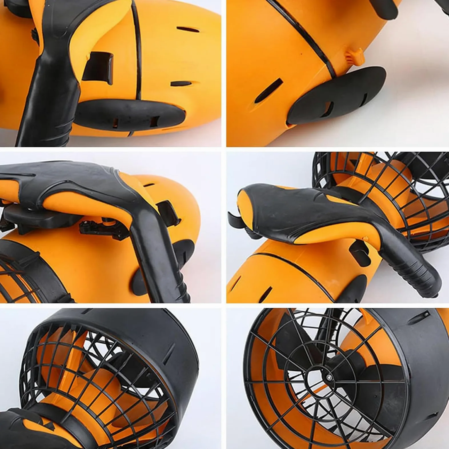 Scooter Submarino, Refuerzo de Buceo, hélice de Agua de Doble Velocidad, Pantalla de Velocidad Ajustable, Adecuado para Piscinas, Buceo y Aventuras en el mar,500W