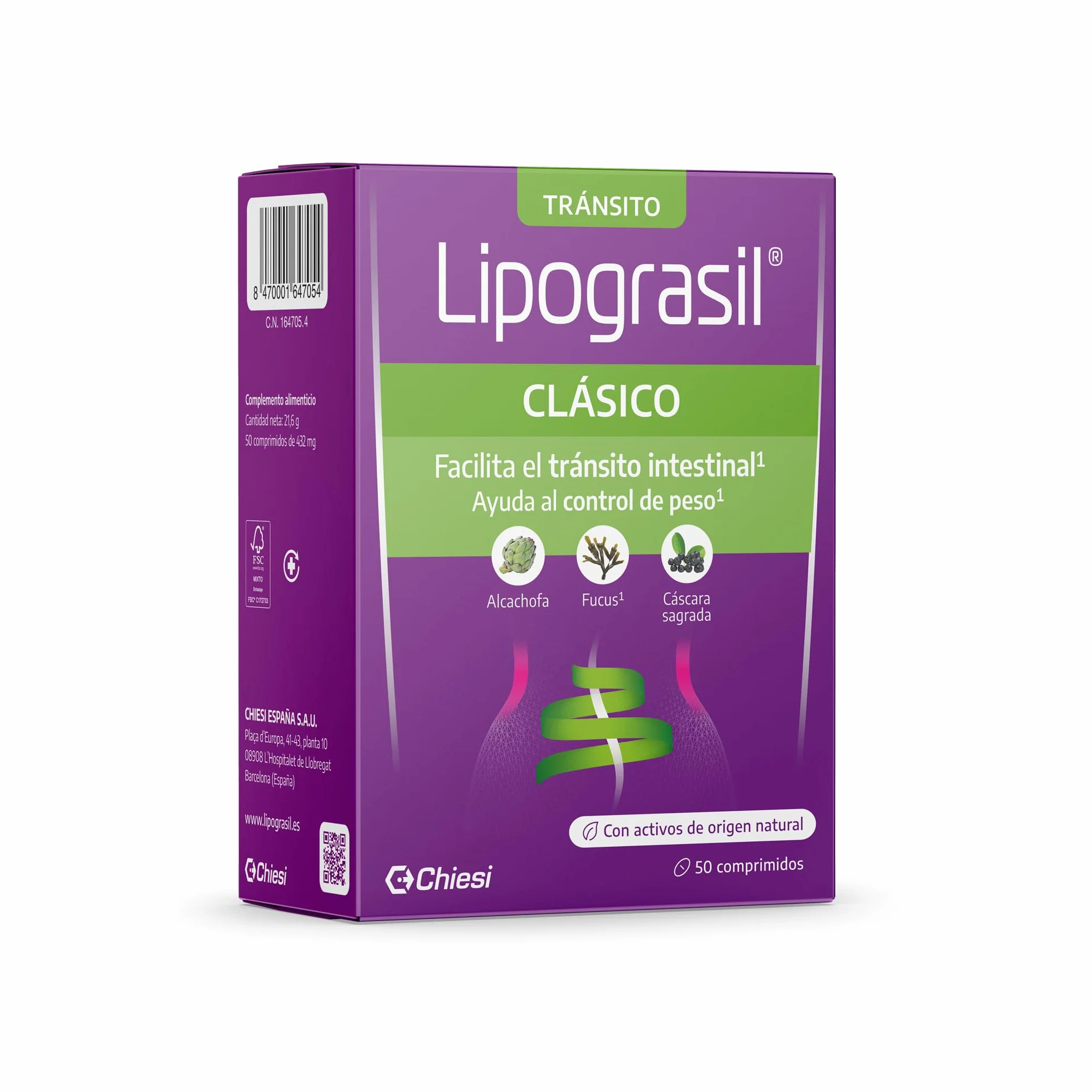 LIPOGRASIL Clásico Doble Efecto 50 Comprimidos