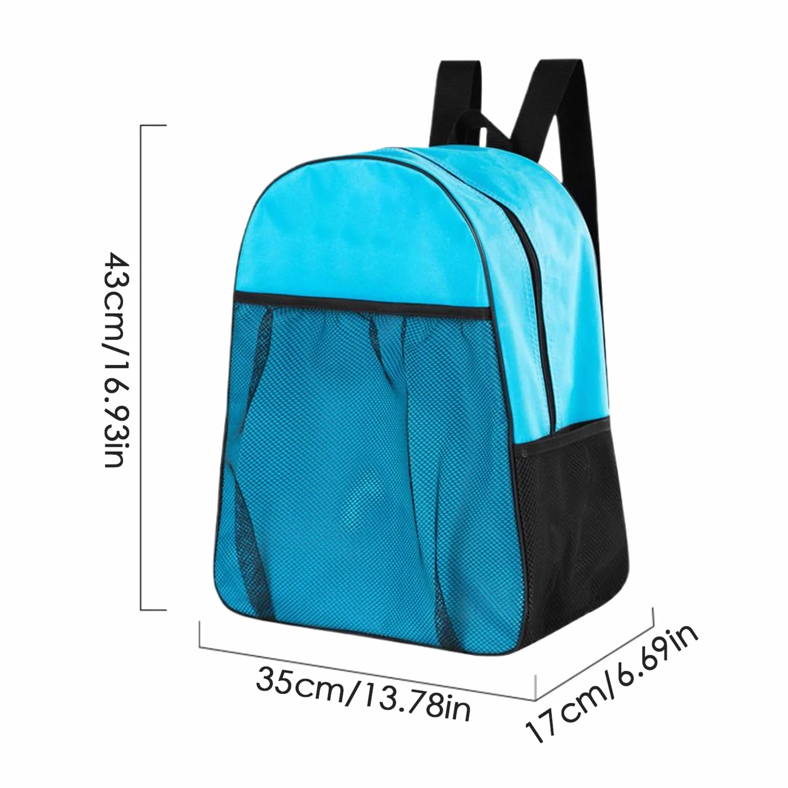 Genérico Bolsa para Patines, Mochila para Patines Niños Adulto, Bolsa De Almacenamiento para Patines En Línea para Patines De Hielo, Ideal para Viajes Y Entrenamiento Al Aire Libre, 35x17x43cm