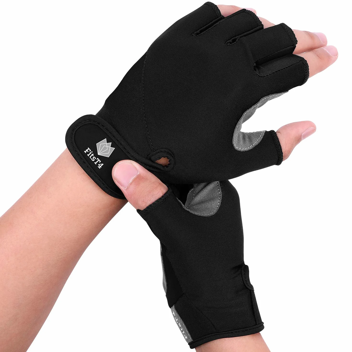 FitsT4 Sports Guantes de Surf Guantes Acolchados Antideslizantes de 3/4 Dedos para esquí acuático, piragüismo, Windsurf, Kitesurf, Vela, Kayak y Surf de Remo