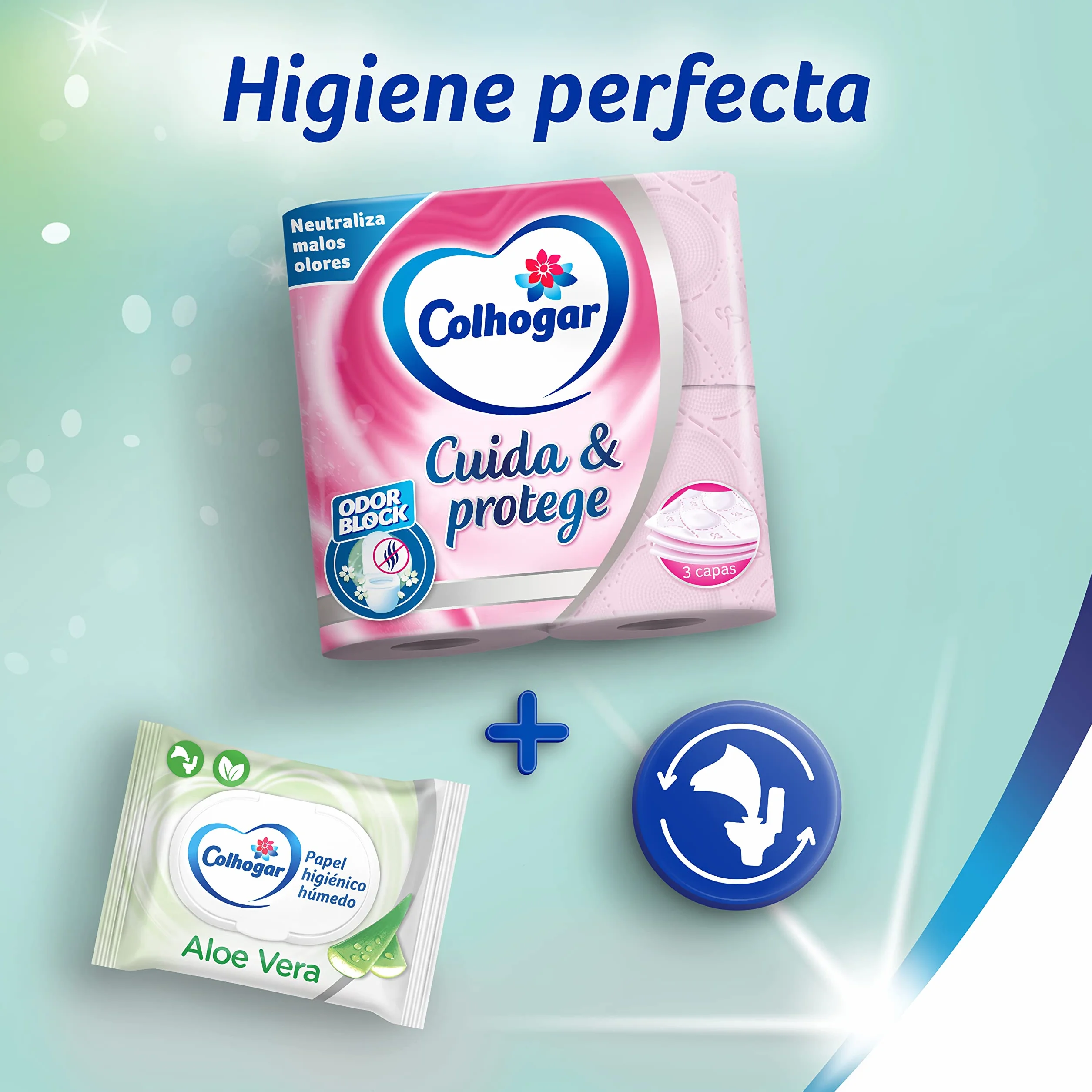 Colhogar Papel Higiénico Odor Block 3 Capas 36 Rollos