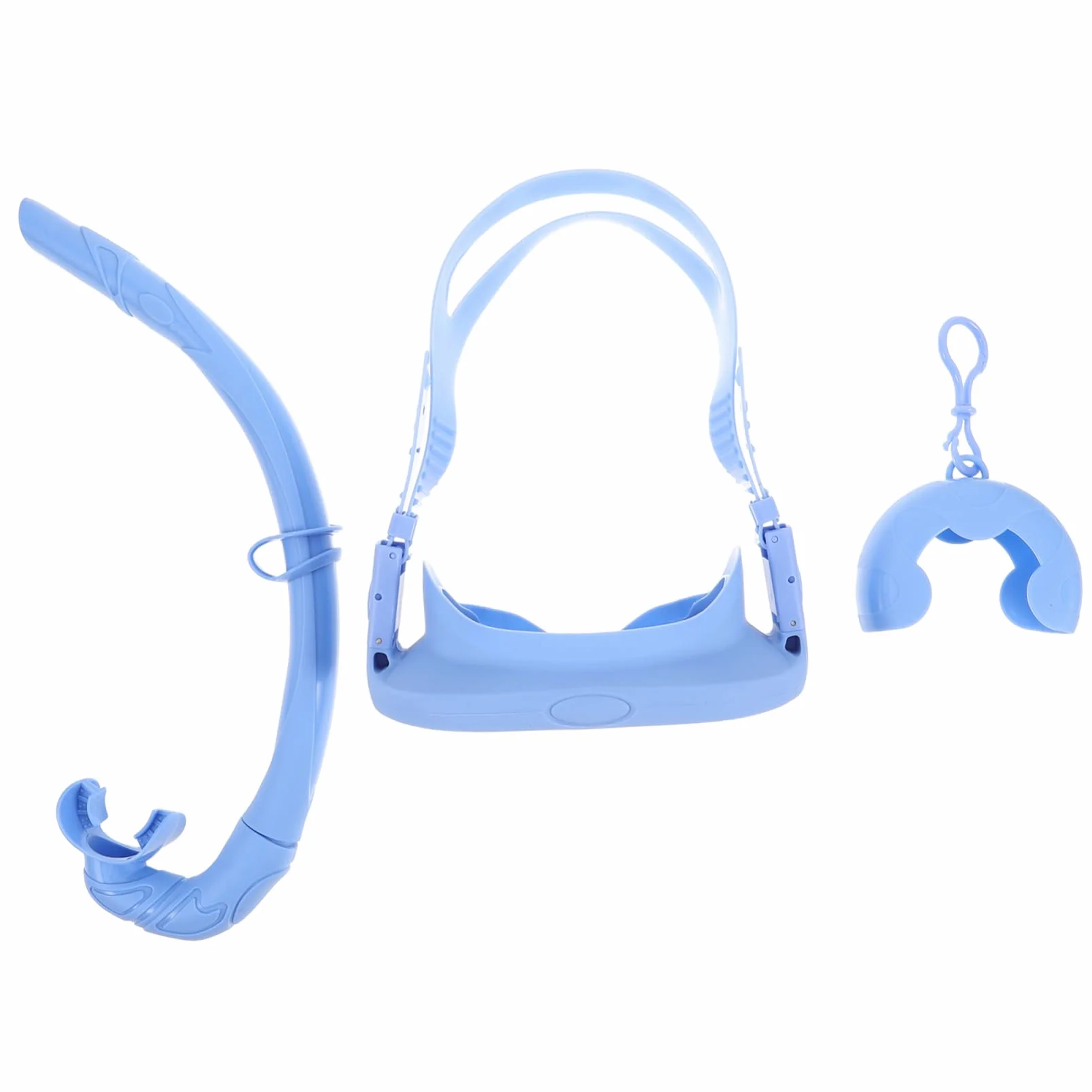 1juego De Buceo Profesional para Adultos Gafas Antivaho De Amplio Ángulo y Tubo De Snorkel con Estuche De Almacenamiento Equipamiento De Esnórquel y Buceo Color Azul