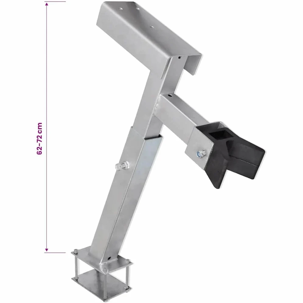 Mangloder - Soporte de cabrestante ajustable de acero galvanizado con soporte de proa, alto y fácil montaje, apto para yate, canoa, kayak, bote inflable, scooter de agua