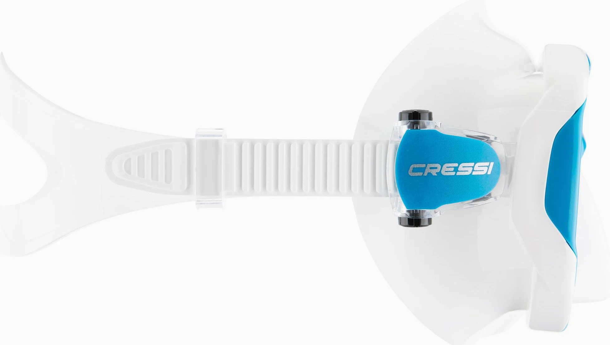 Cressi Liberty Duo - Máscaras de 2 lentes, color blanco/turquesa