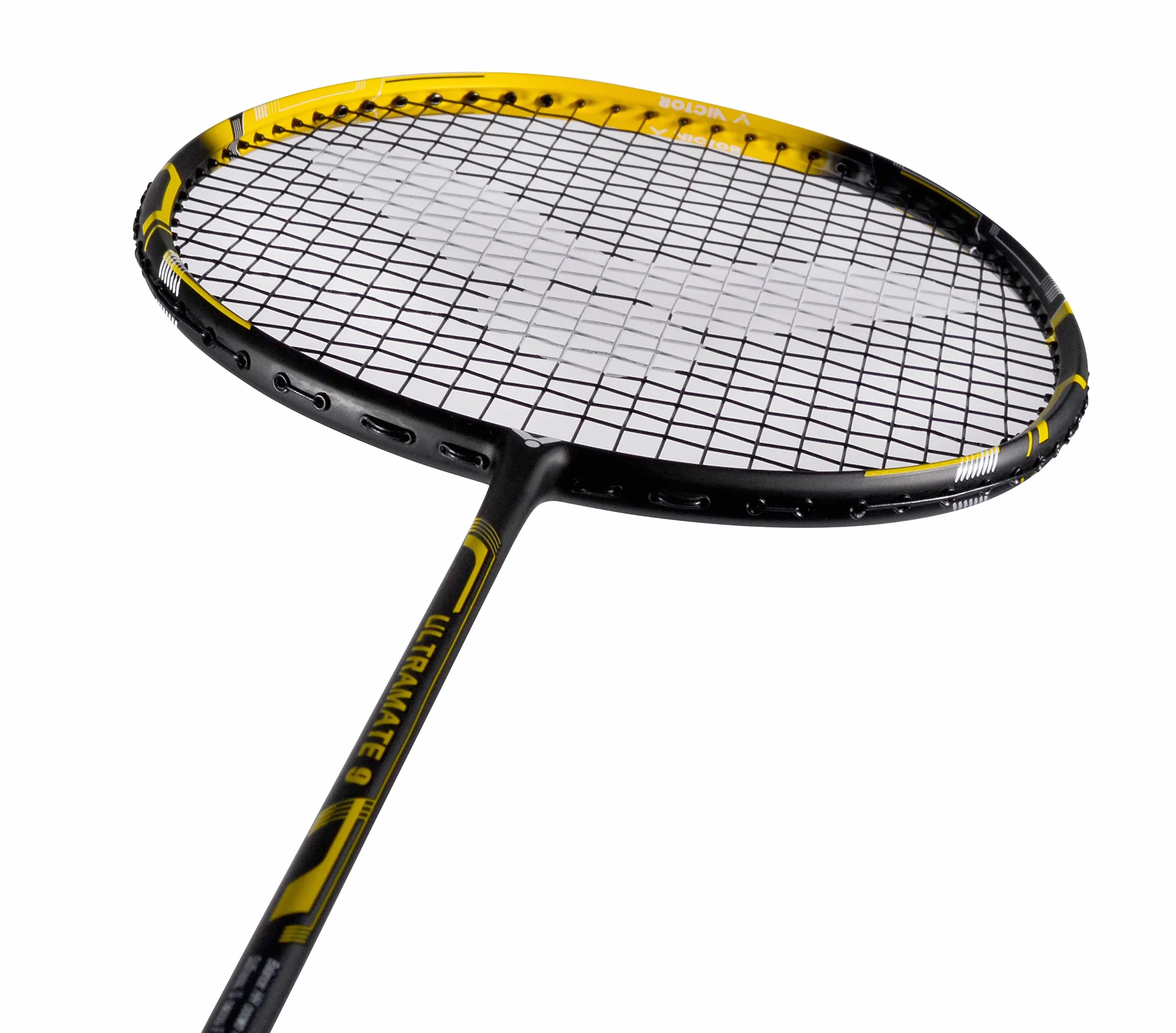 VICTOR Raqueta de bádminton Ultramate 9 Negro Mate