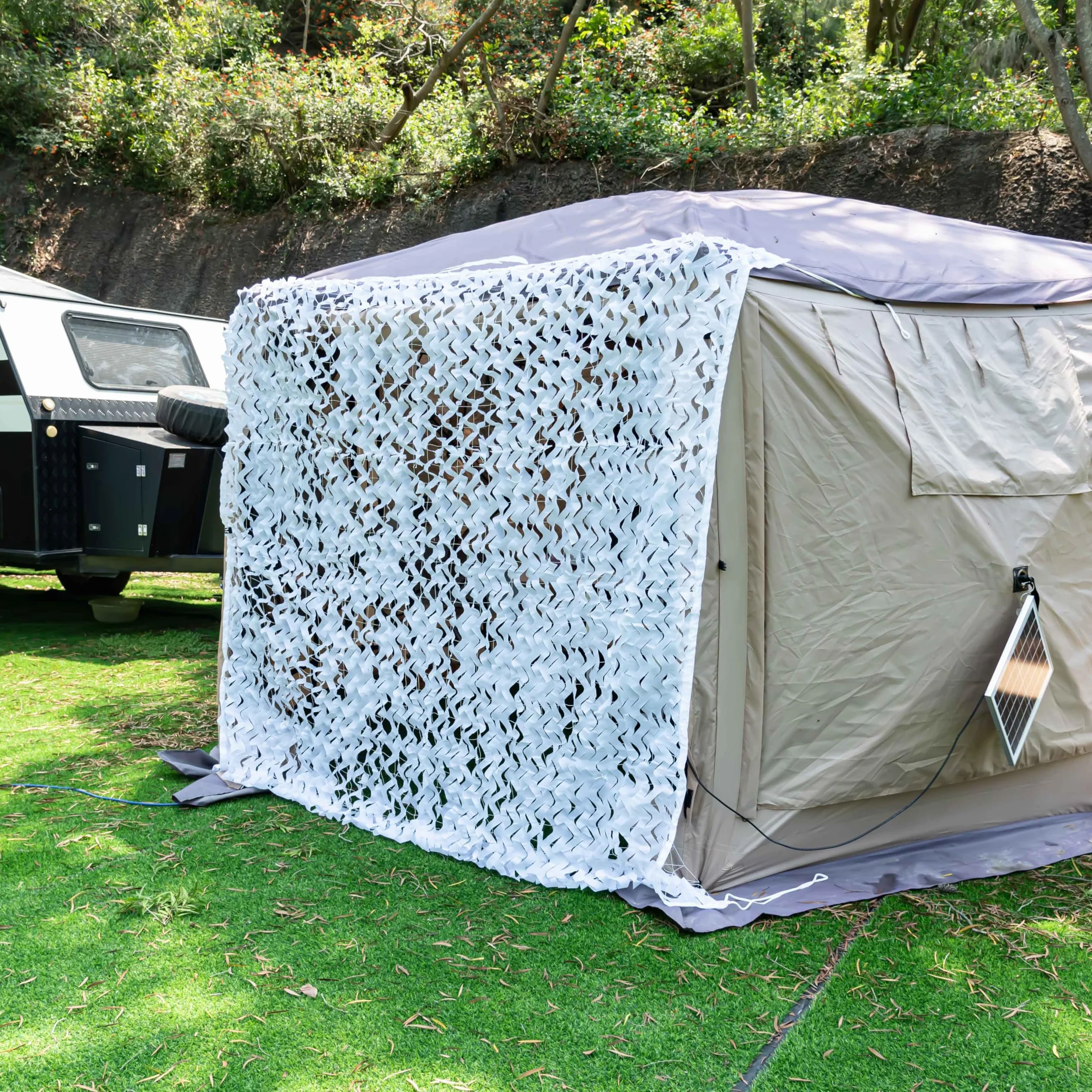 LOOGU Red de Camuflaje Protección Solar Varios Tamaños Colores para Jardín Camping Caza