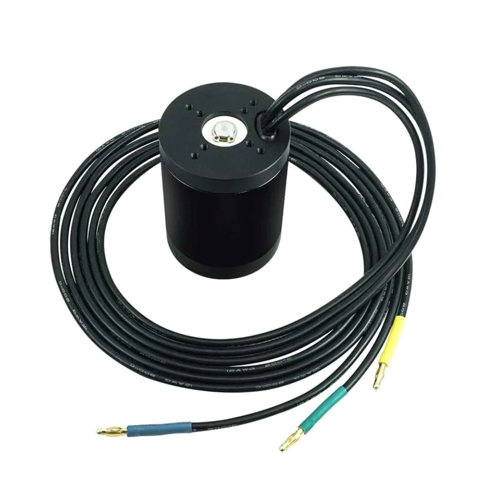 FLIPSKY 6384 140KV 4400W DC sin escobillas DC Motor compatible con aplicaciones Hydro Efoil de Thruster submarino de la tabla de surf(Motor Only)
