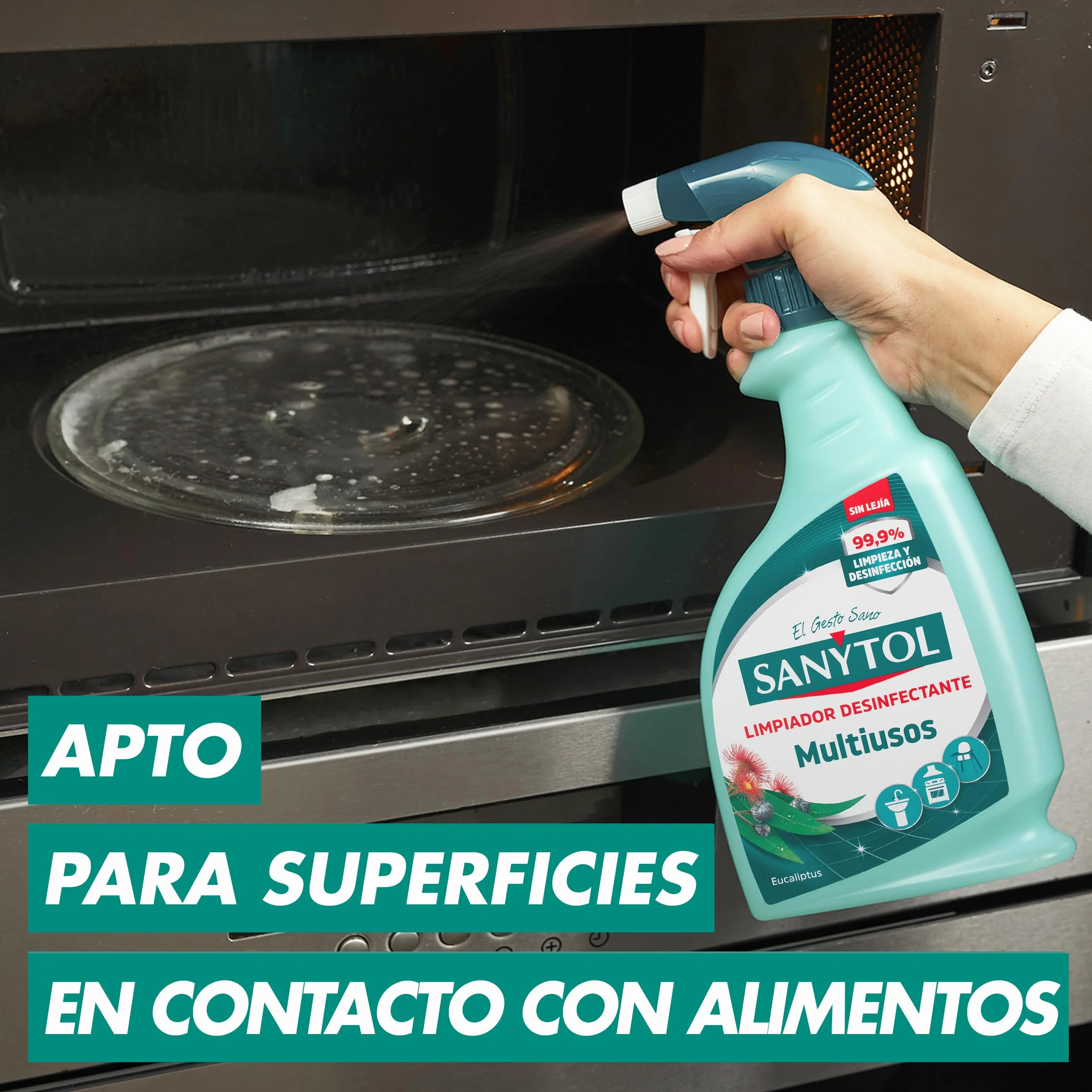 Sanytol Limpiador Desinfectante Multiusos Sin Lejía Pack 4x750ml 3L
