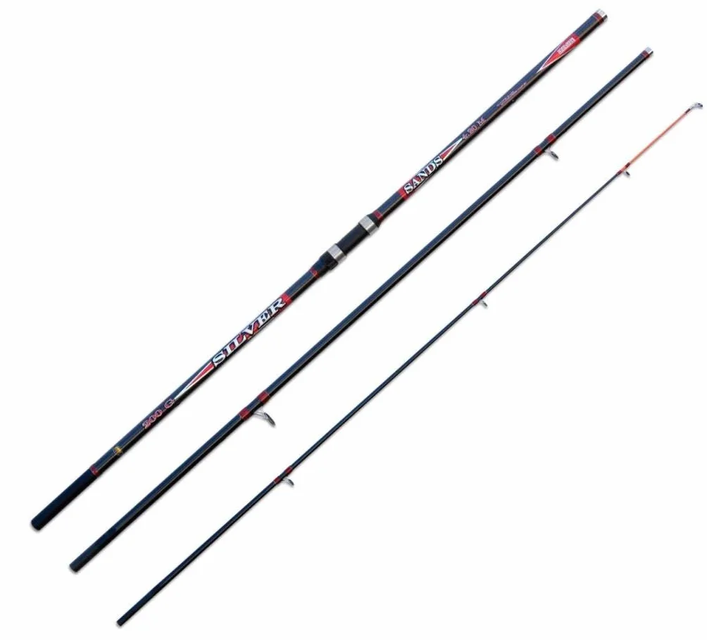 Lineaeffe Silver Sands 4.20 m up to 200 g Cañas de Pescar Surfcasting Telescópica