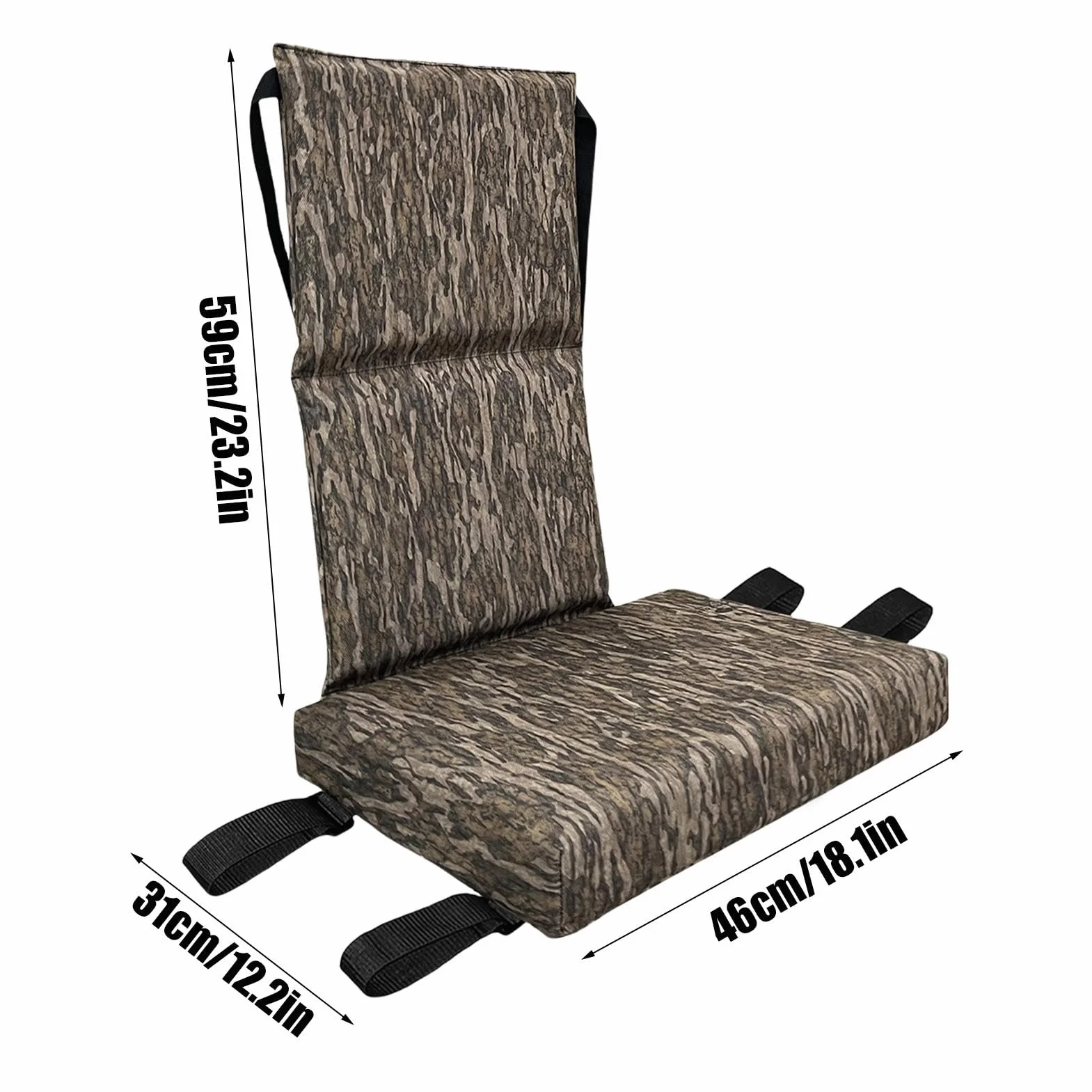 Cojín de asiento para soporte de árbol – Asiento de soporte ajustable para árbol, repuesto de asiento de soporte de árbol ajustable | Asiento de soporte de árbol de tela Oxford 600D impermeable,