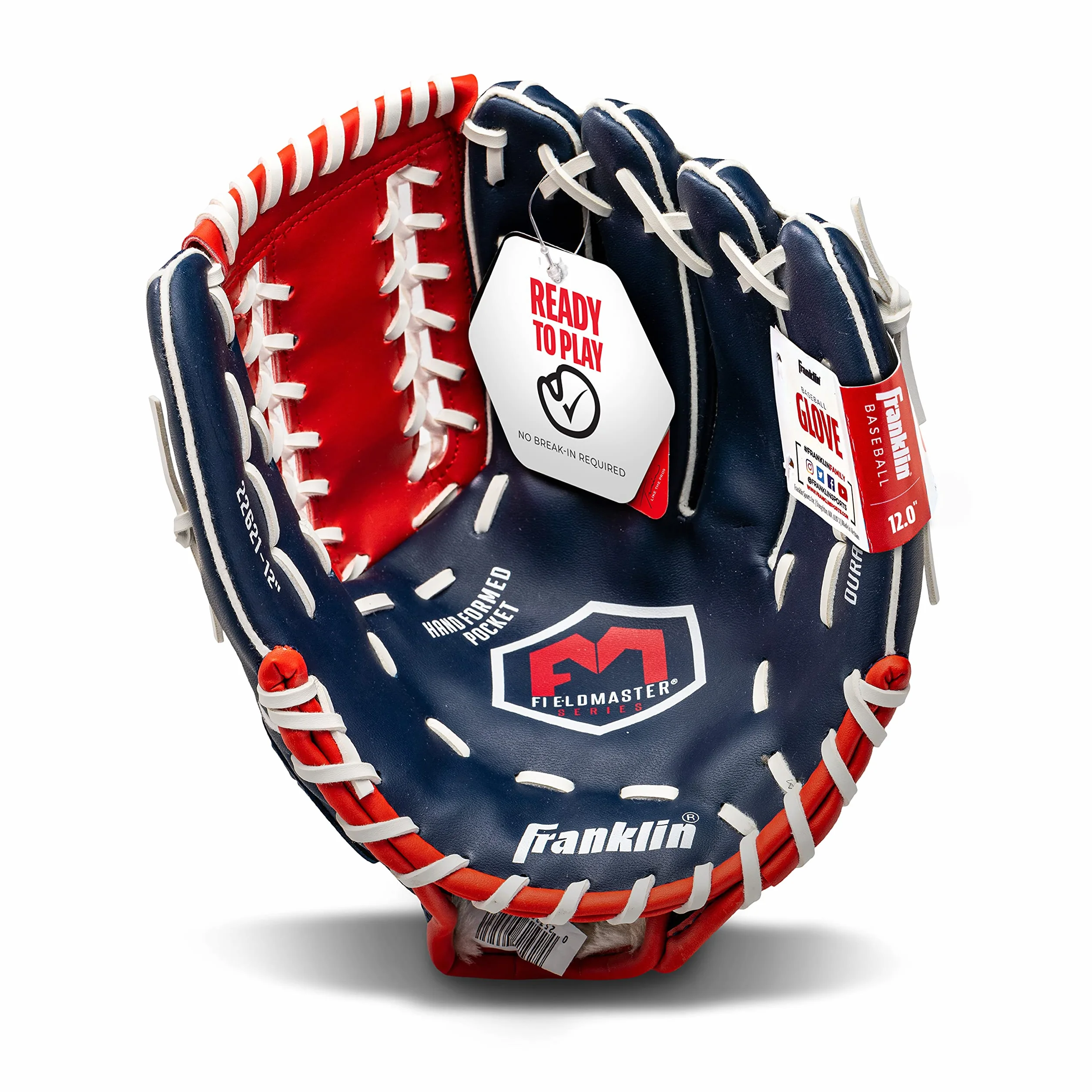 Franklin Sports Field Master USA Series - Guante de béisbol para diestros