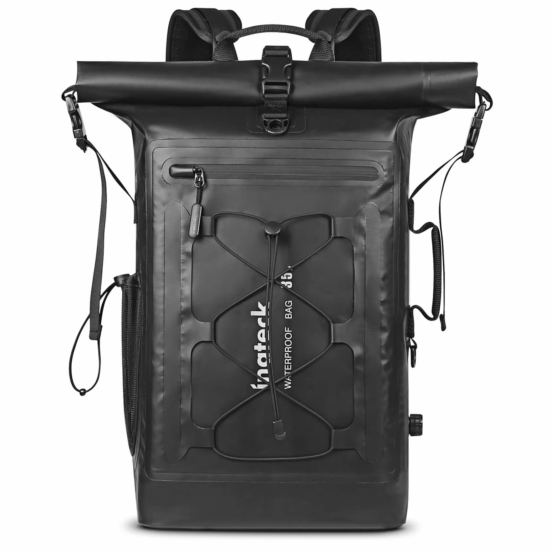 Inateck Mochila de Ciclismo de Gran Capacidad Organizador Multifuncional Impermeable para Bicicletas con Correa para el Hombro Desmontable para IR en Bicicleta, de excursión y al Aire Libre