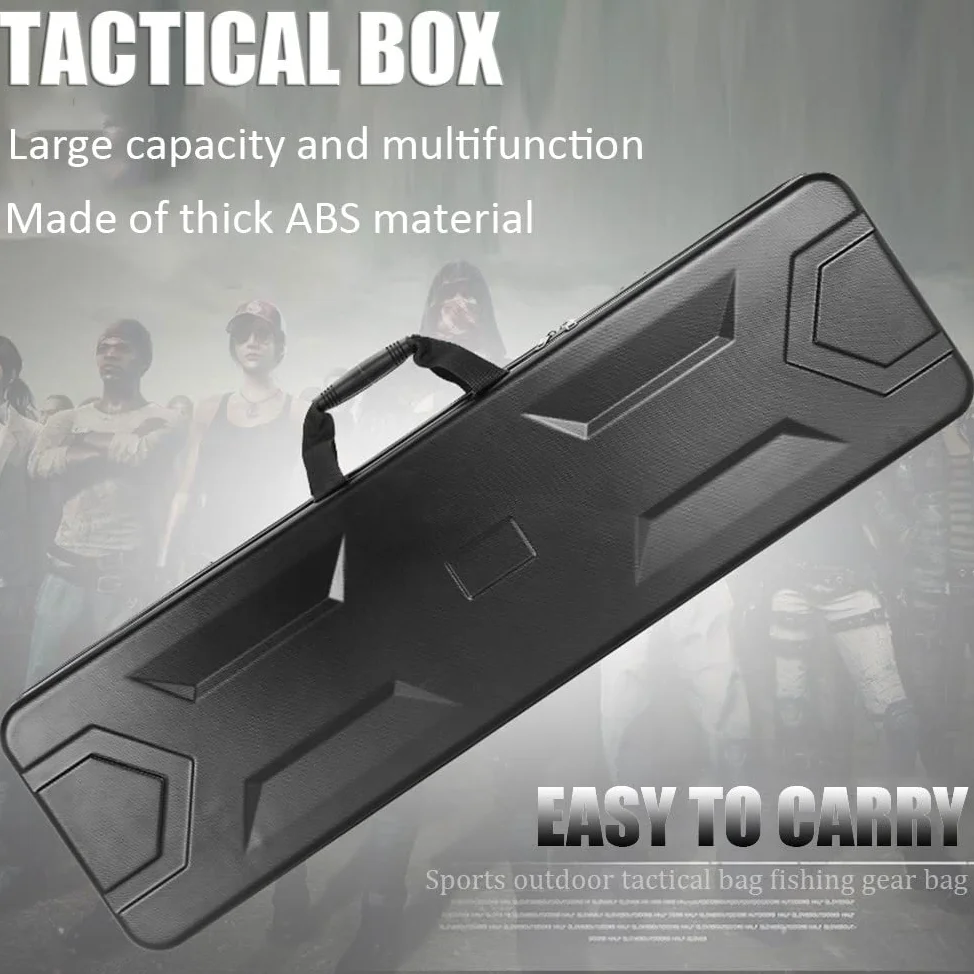 REMEK Rifles Fundas Rígidas Táctica, Estuche De Rifle Pistola Duro Ultra Protectora Bolsa Rígida para Rifle Armas Largas Almacenamiento Cajas Impermeable A Prueba De Golpes Protector
