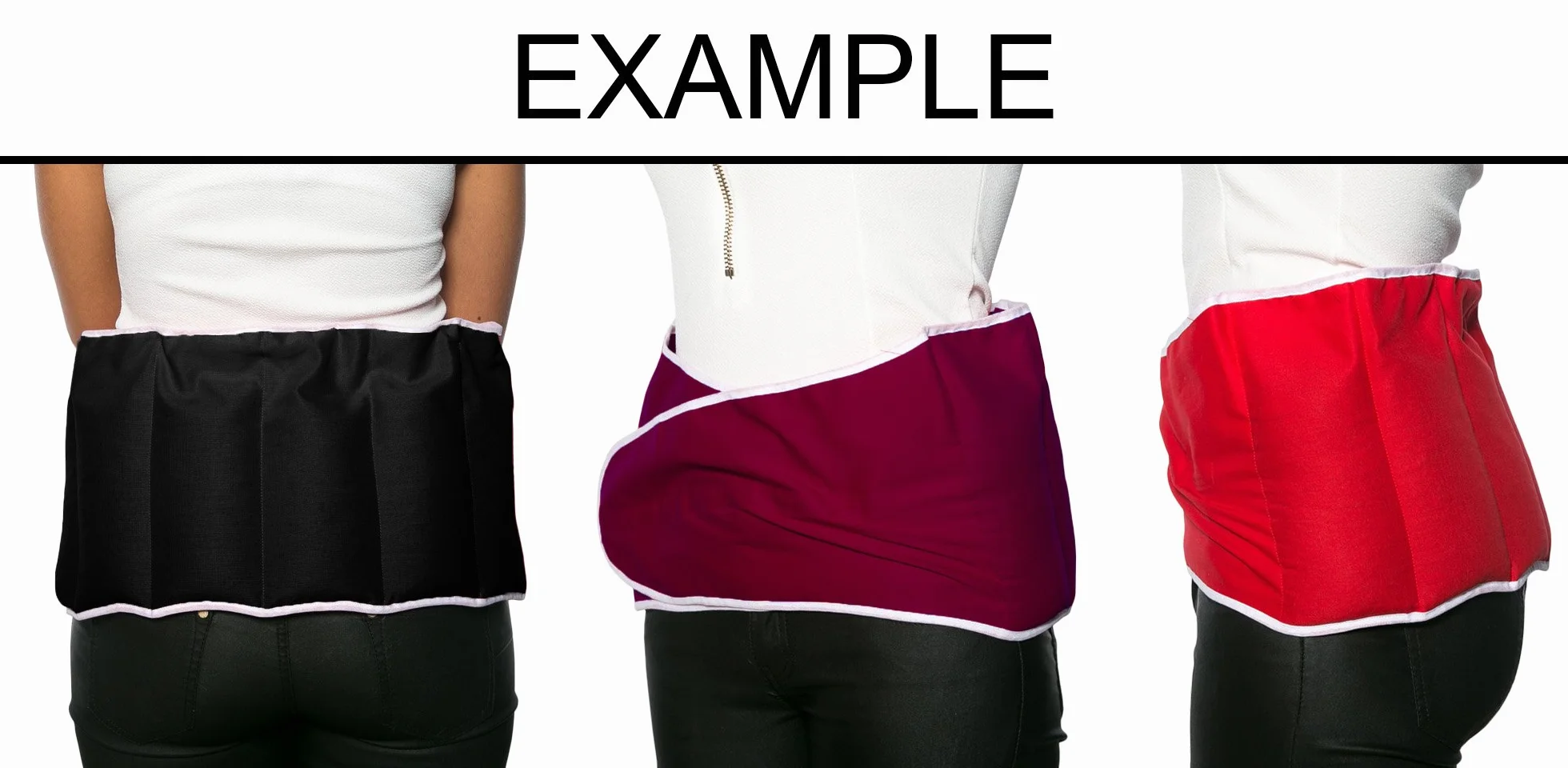 Saco térmico lumbar de semillas de uva 135cm malva