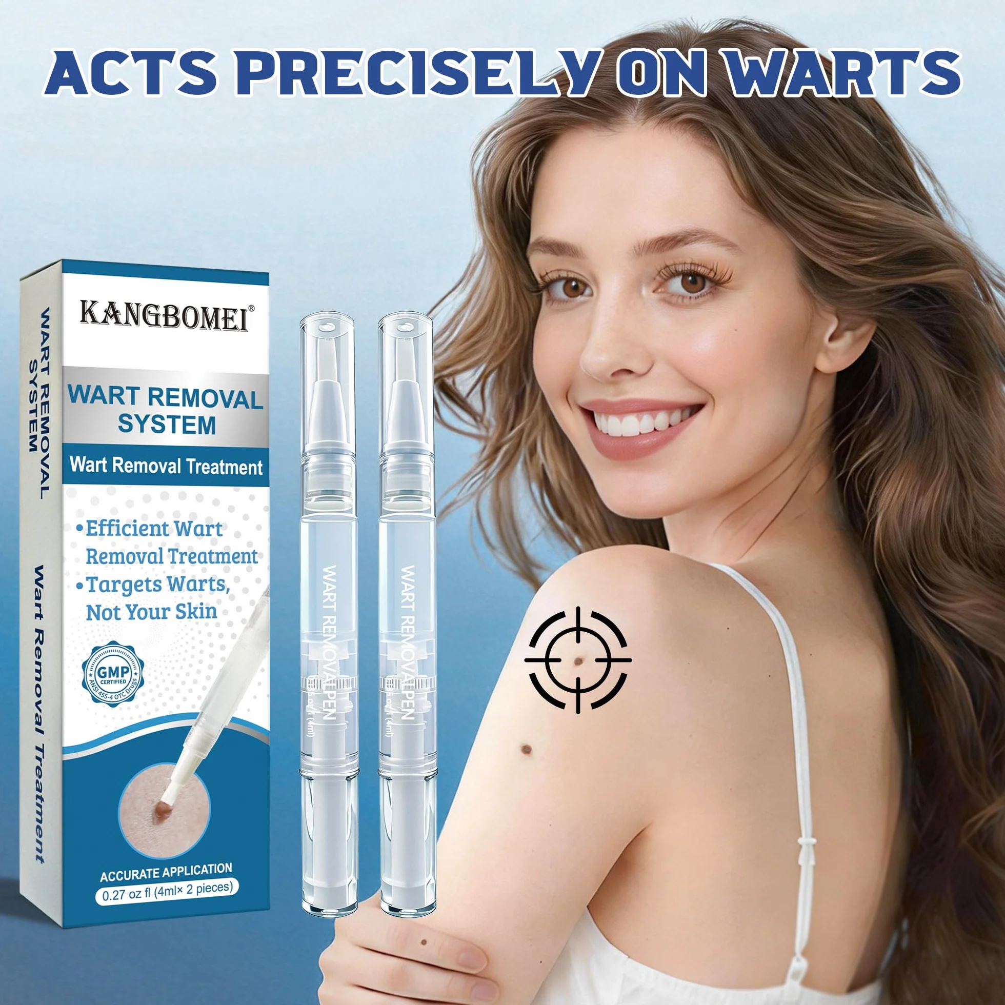Kit removedor de verrugas 2 Piezas, apto para todo tipo de piel