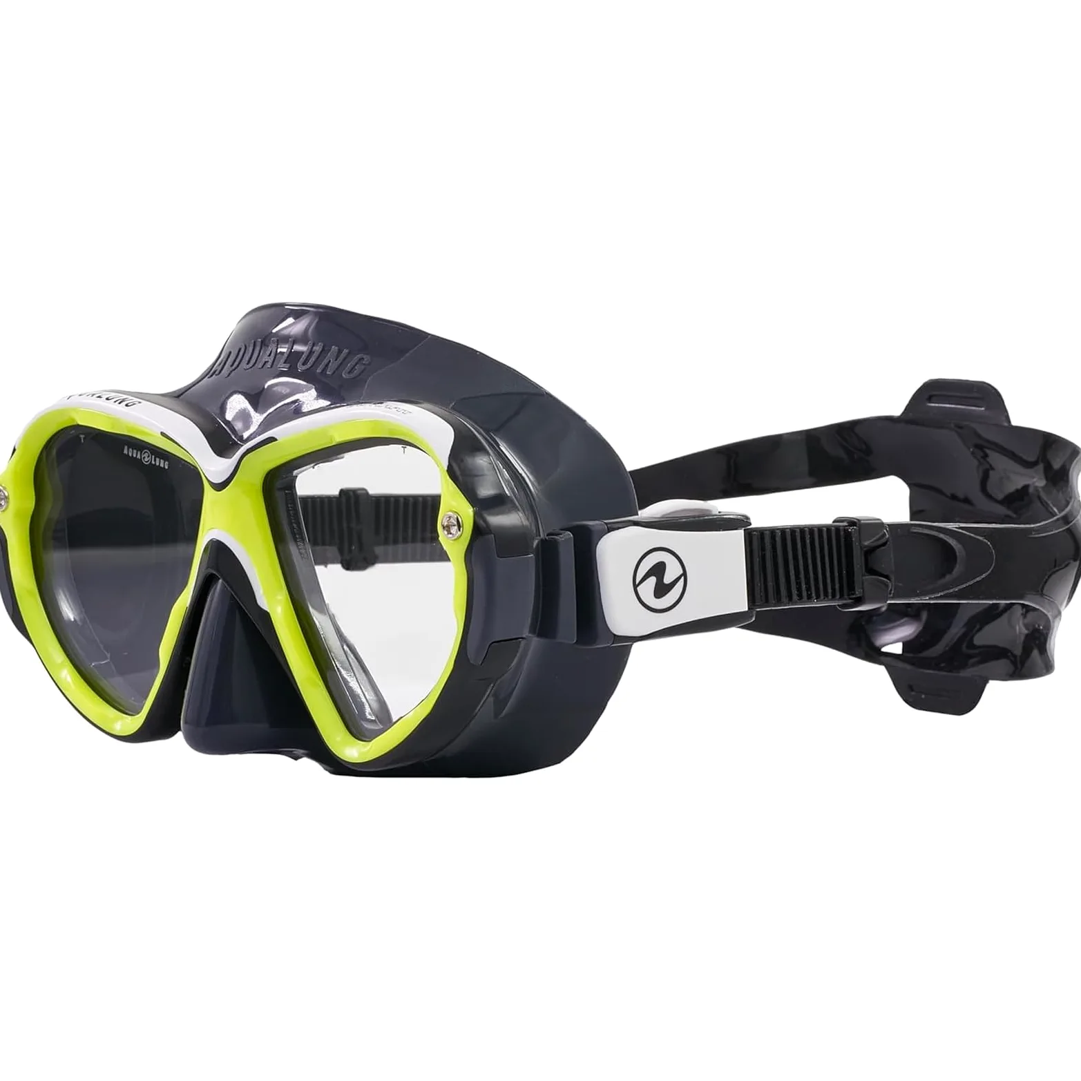 AQUALUNG REVEAL ULTRAFIT - Máscara buceo adultos, visión panorámica de 180°, ajuste facial personalizado, lentes intercambiables, resistente al agua, faldón de silicona, óptima para el submarinismo