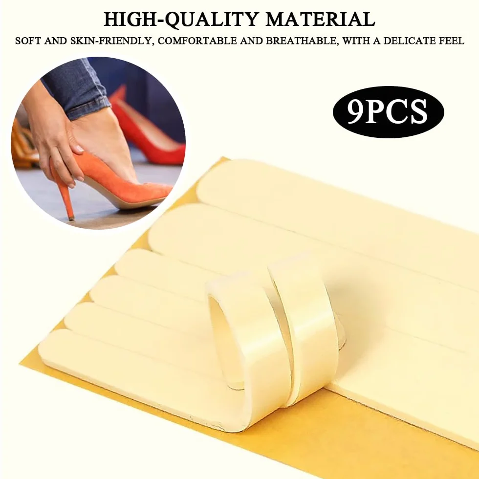 Almohadillas Adhesivas para el Talón, Protectores de Pies para Zapatos, Correas Acolchadas para Mujer