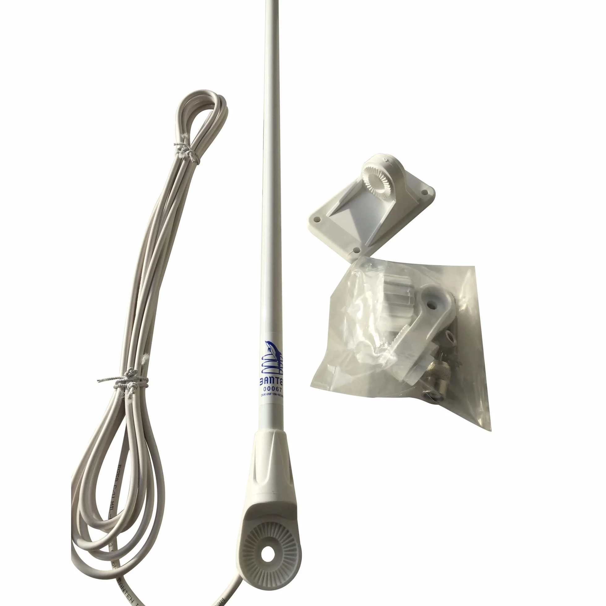 Antena VHF SPARK C-67 para embarcaciones blanco conector PL