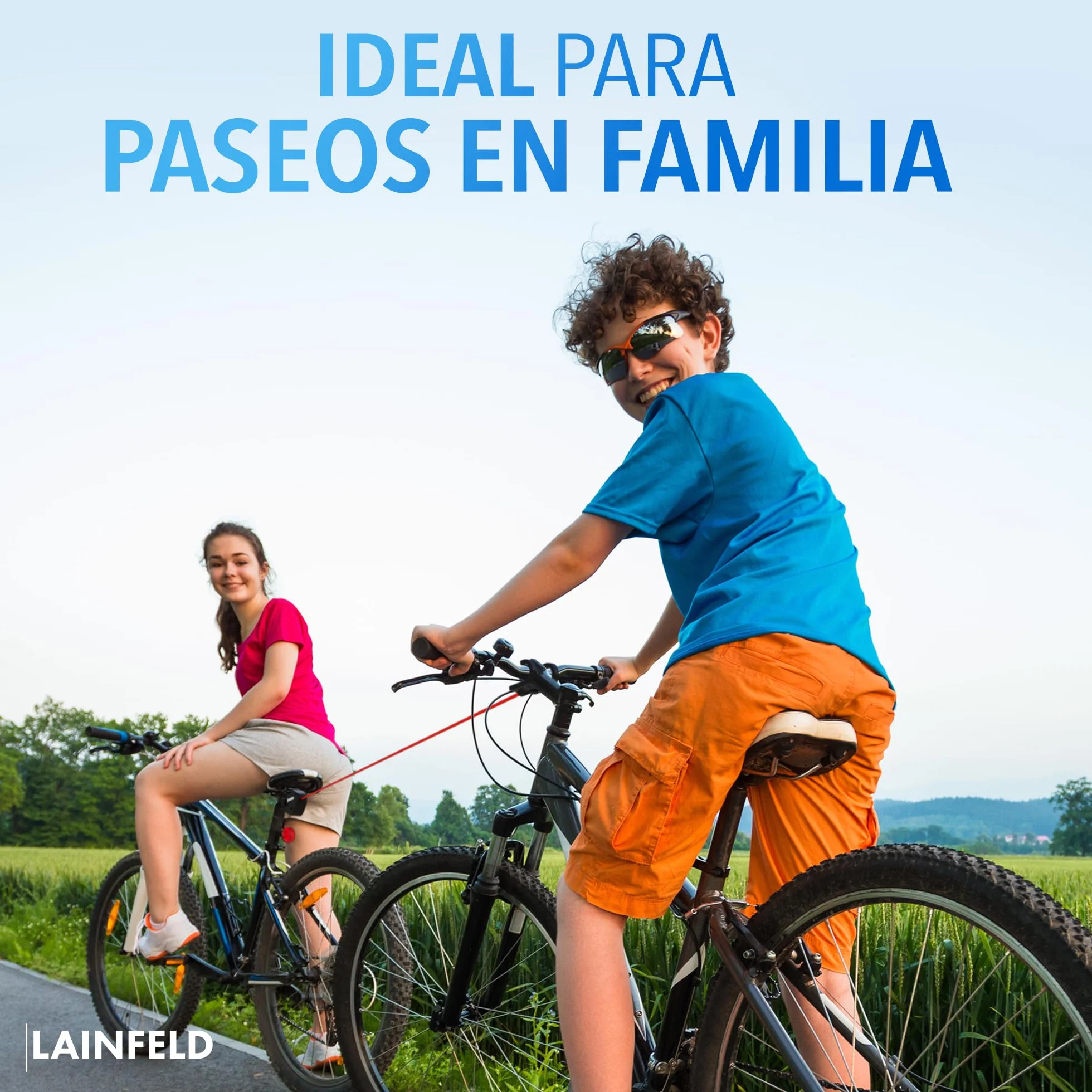 LAINFELD Cable de Remolque para Bicicleta