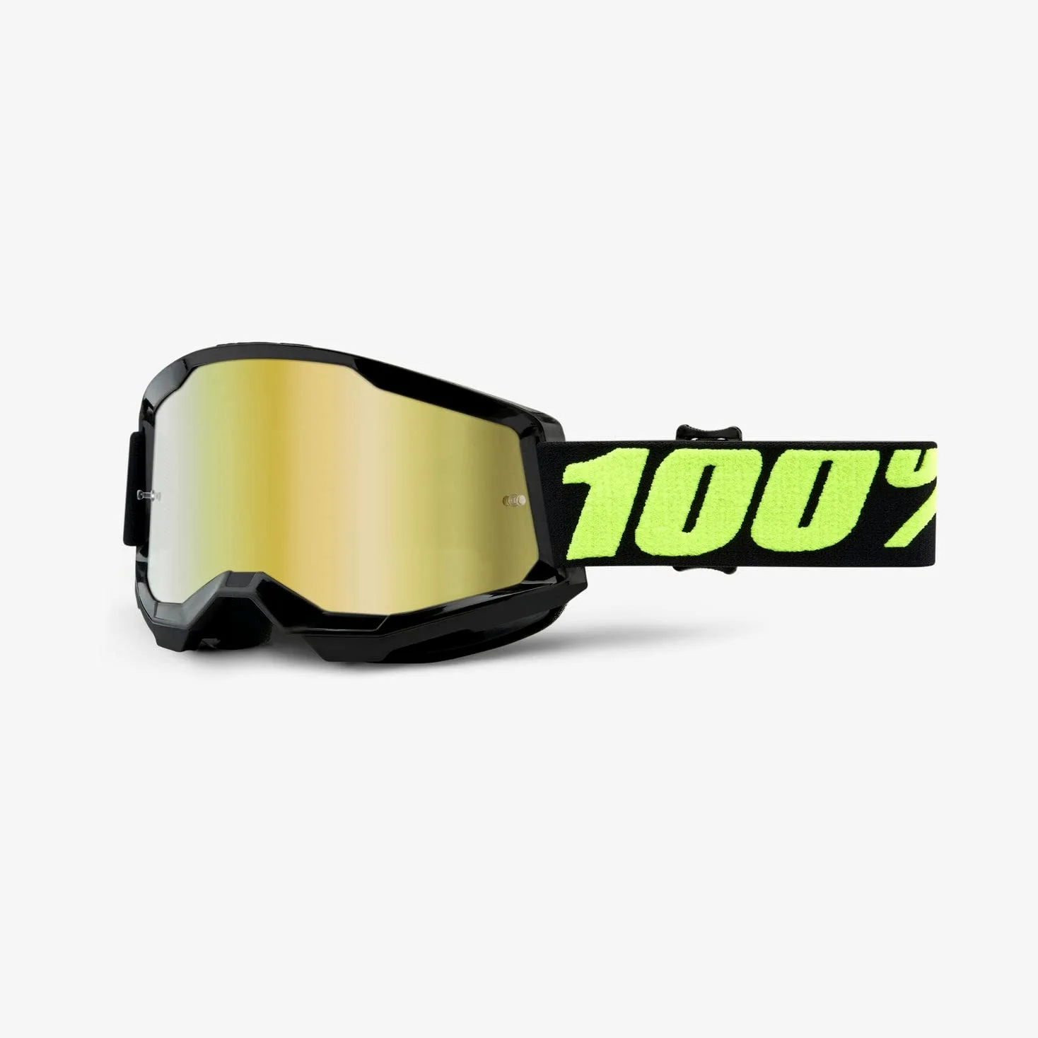 100% Strata 2 Sand - Gafas Protectoras de Motocross y Bicicleta de montaña - MX y MTB Racing