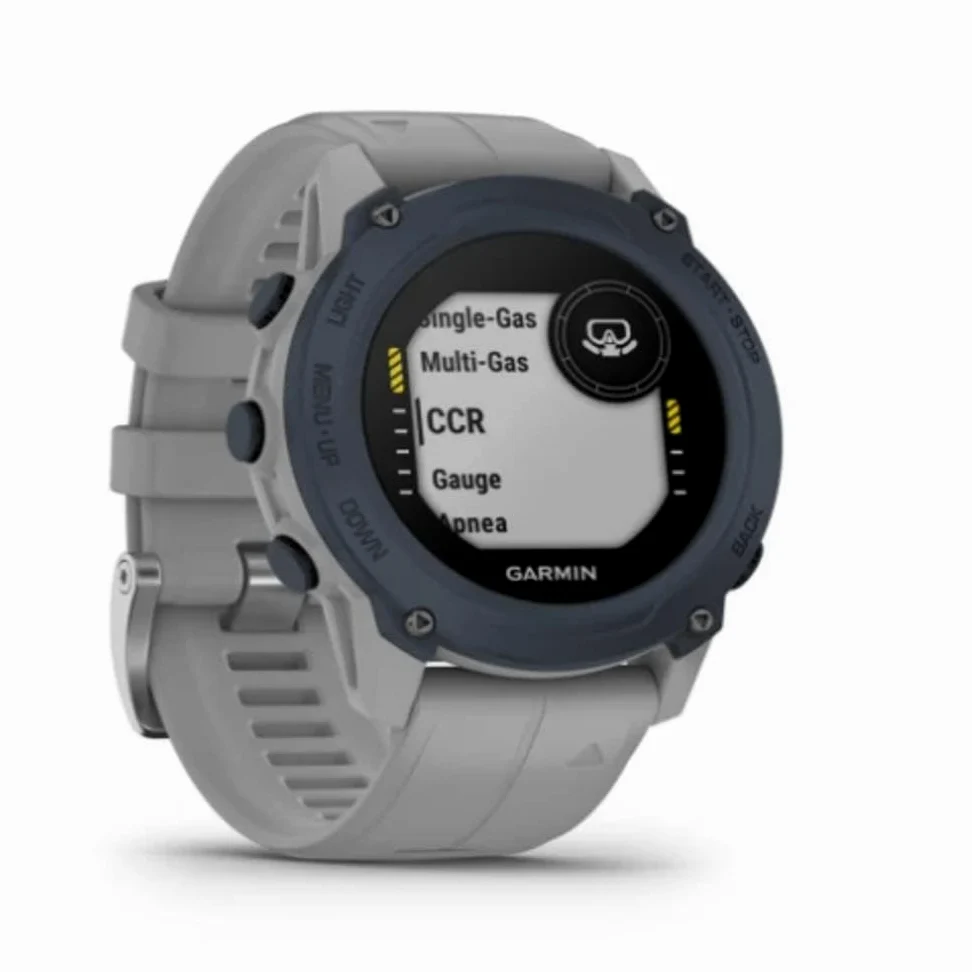 Garmin Descent™ G1, computadora de buceo resistente, múltiples modos de buceo, seguimiento de actividad, gris polvo (renovado)