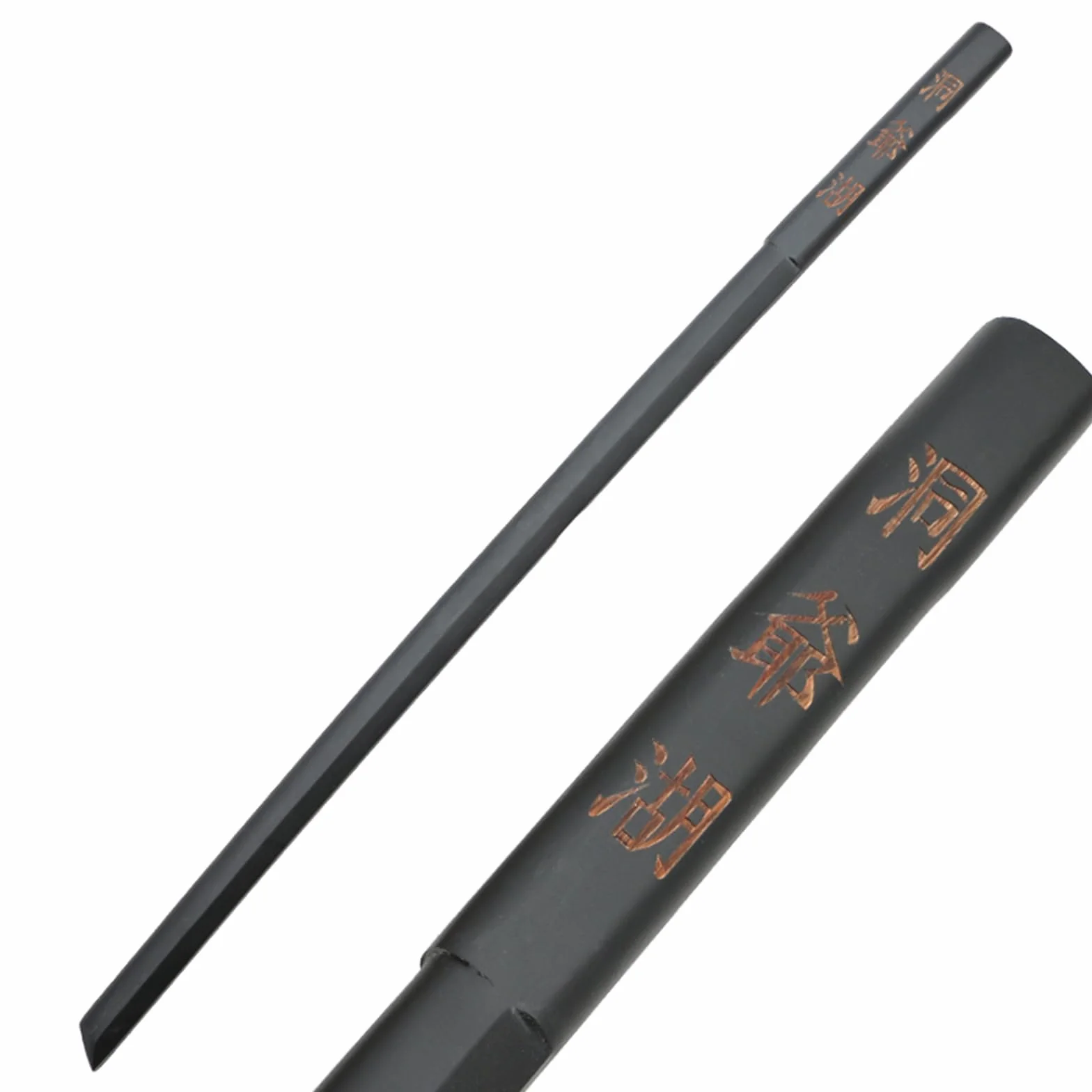 Espadas de Madera para Entrenamiento de Kendo de 100 cm,Espada samurái de Madera,bokken Artesanal para Entrenamiento,Cosplay,utilería,actuaciones y Regalos (Negro/marrón)