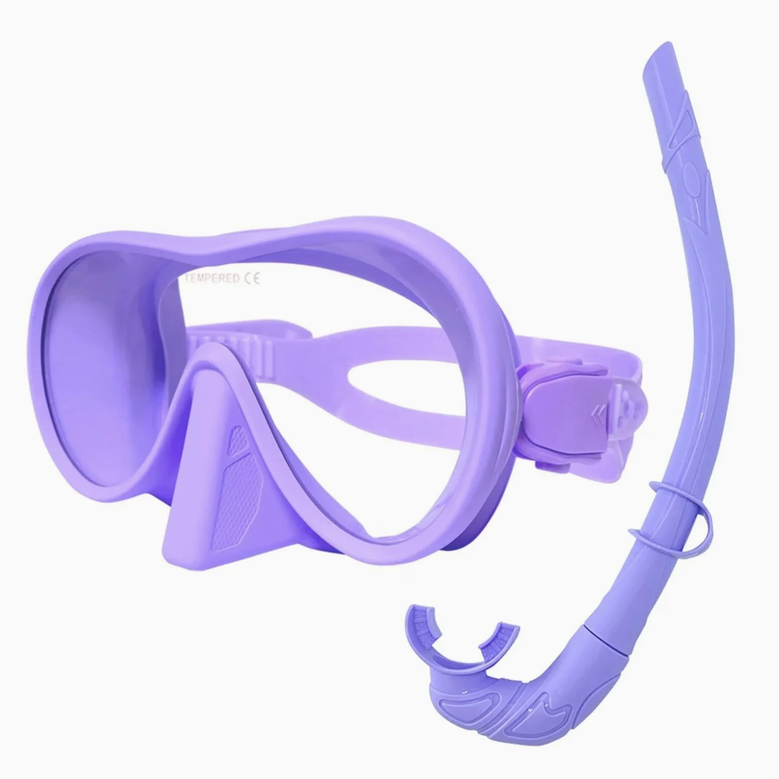 Buceo Máscara de Snorkel Espejo Facial antivaho para esnórquel de 180°, máscara de Buceo en Aguas Profundas, Gafas de Buceo con Tubo respiratorio