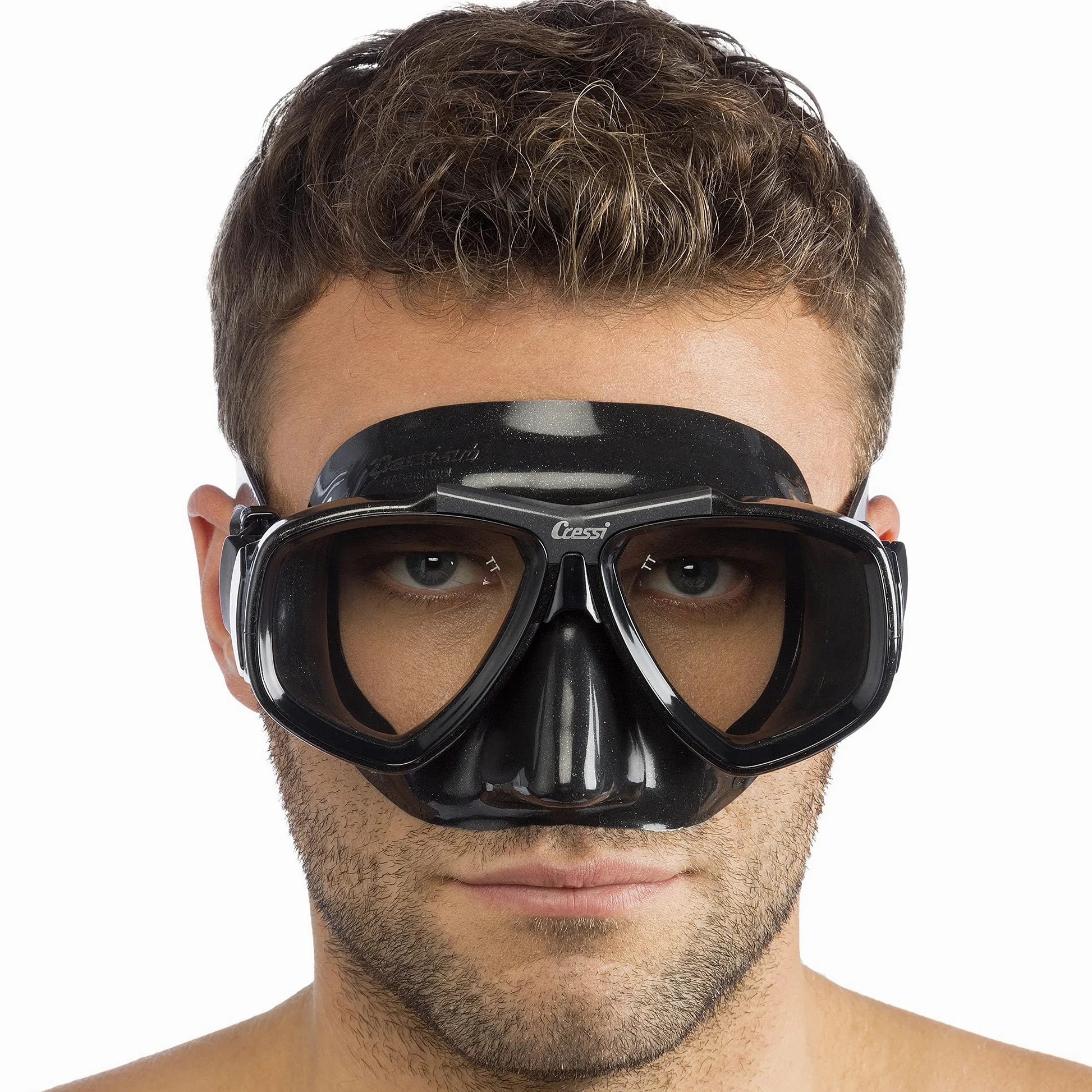 Cressi Tauchmaske Erwachsen Focus Optische Gläser Möglich Gafas de Buceo, Unisex, Negro