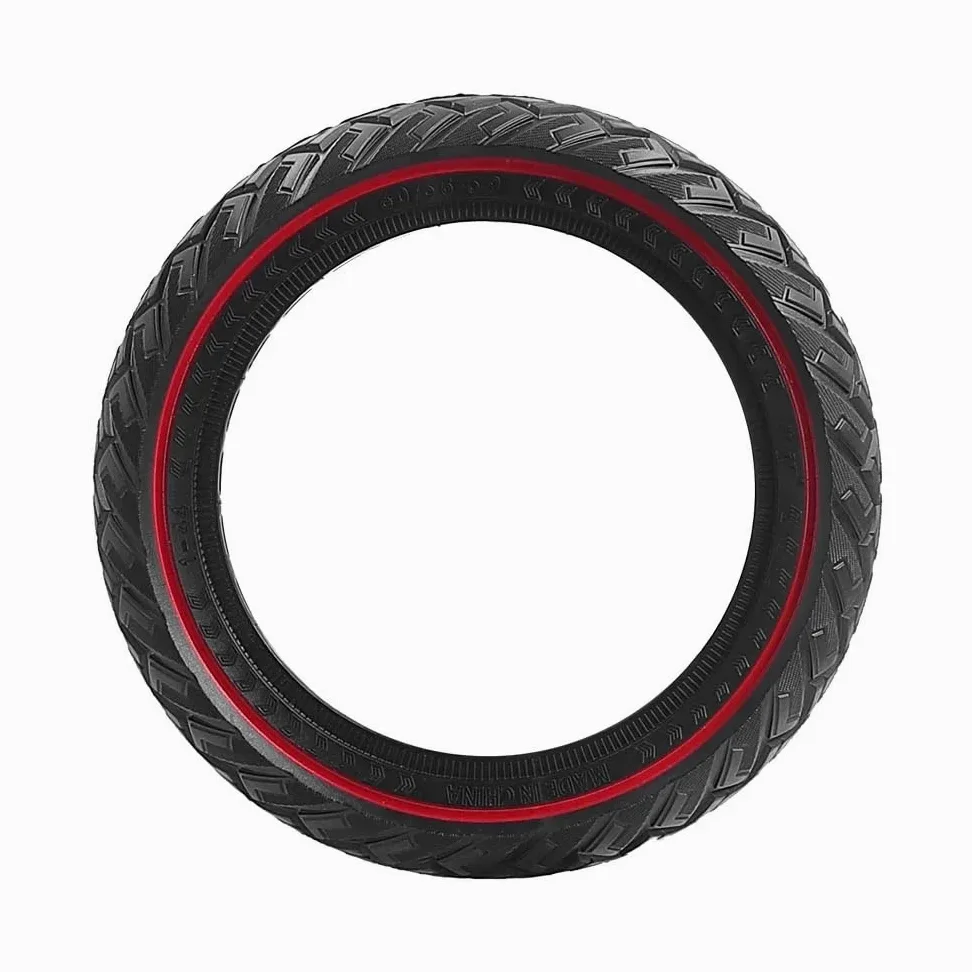 Ruedas Macizas Neumático sólido 60/65-6,9, neumático sin cámara for patinete eléctrico, neumático de rueda trasera no neumático(Black)