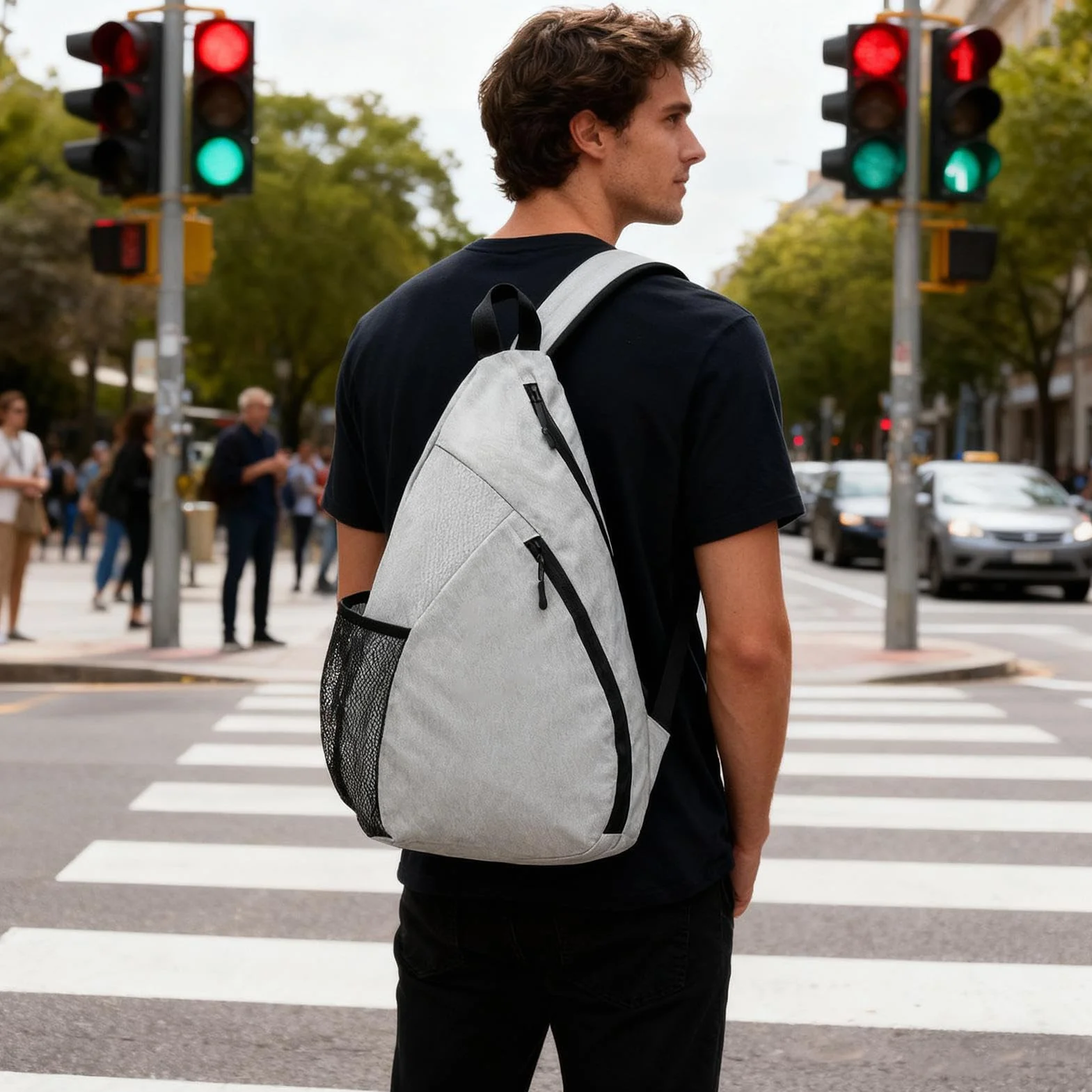 Mochila Impermeable Con Cremallera | Funda Portátil Para Raquetas De Bádminton,Para Fitness Al Aire Libre Gimnasio Entrenamiento Torneo Escuela Club Partidos Zapatos Botella Toalla
