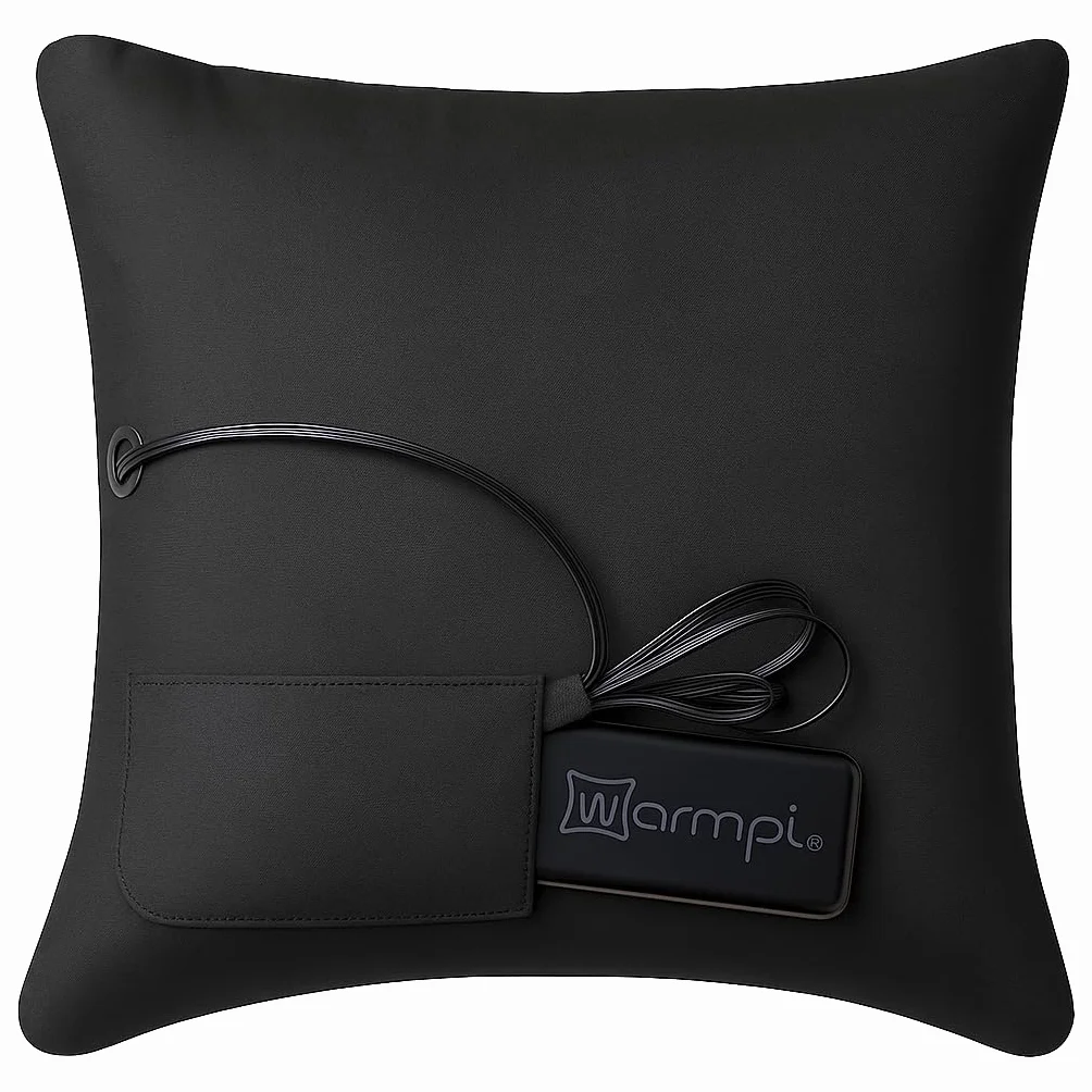 Warmpi® Powerbank Velvet Cognac/Copper Poduszka Grzewcza Bezprzewodowa, Zasilanie Sieciowe lub USB